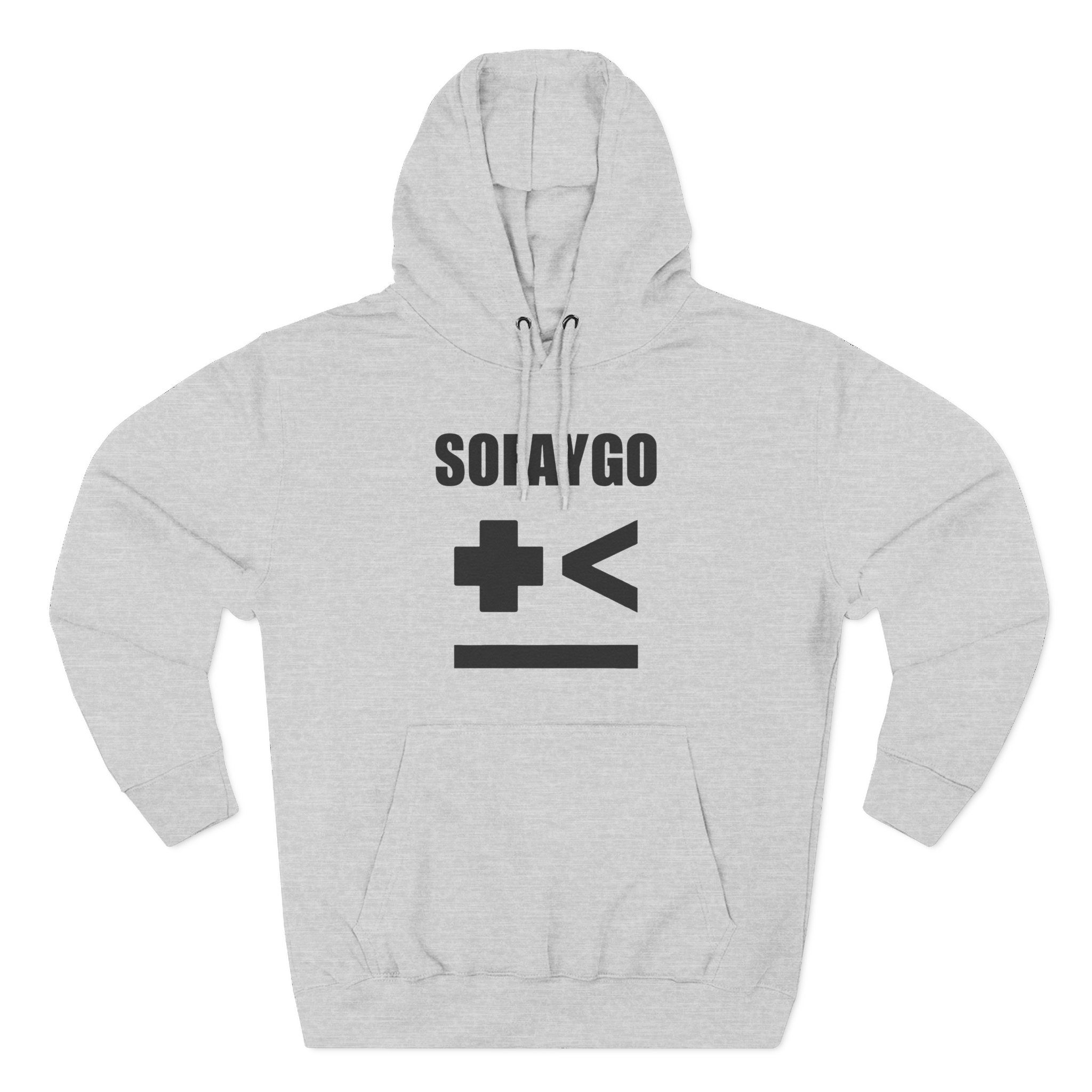 Sofaygo Three-Panel Fleece Hoodie