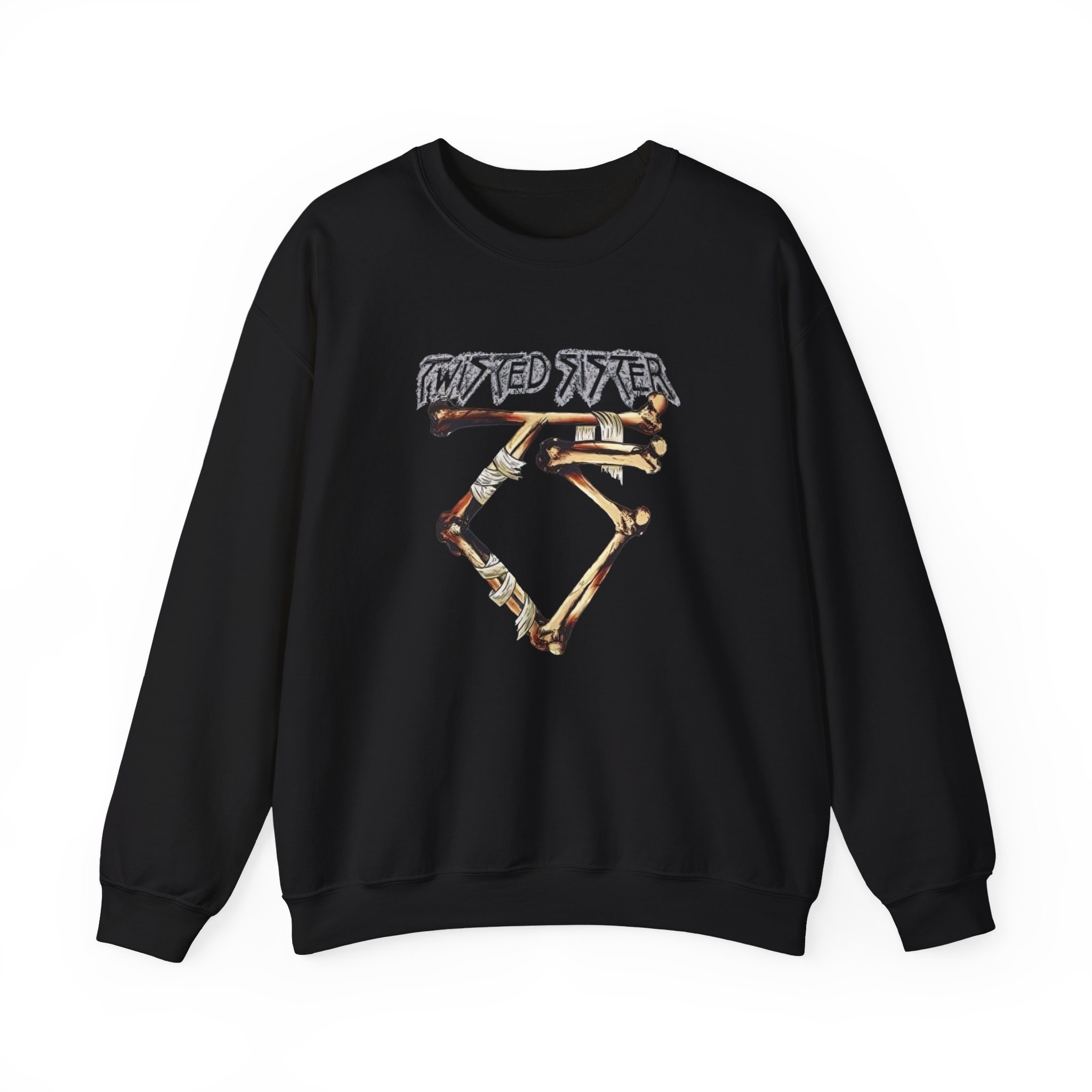 Popfunk Twisted Sister Bone Logo Unisex Heavy Blendâ„¢ Crewneck Sweatshirt
