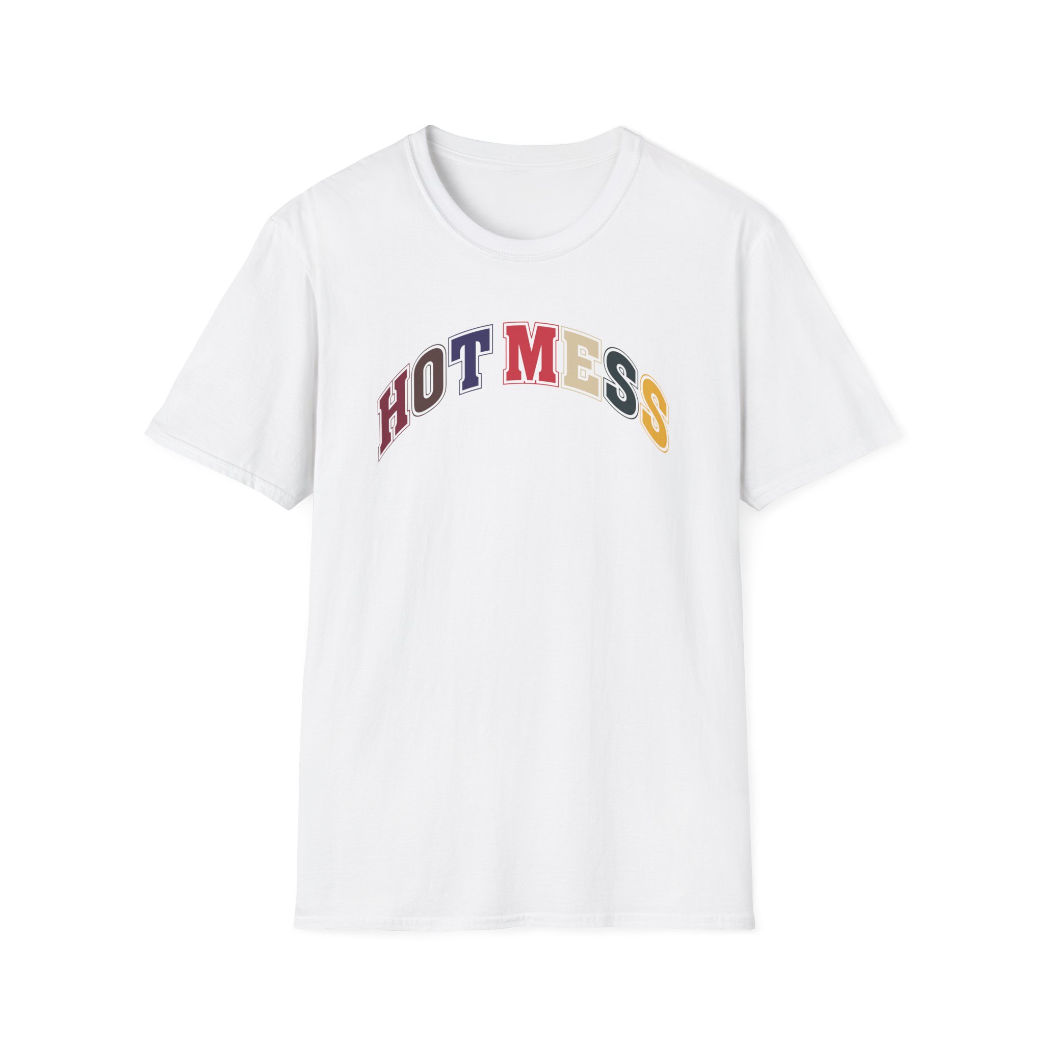Alix Earle Hot Mess Varsity Unisex Softstyle T-Shirt