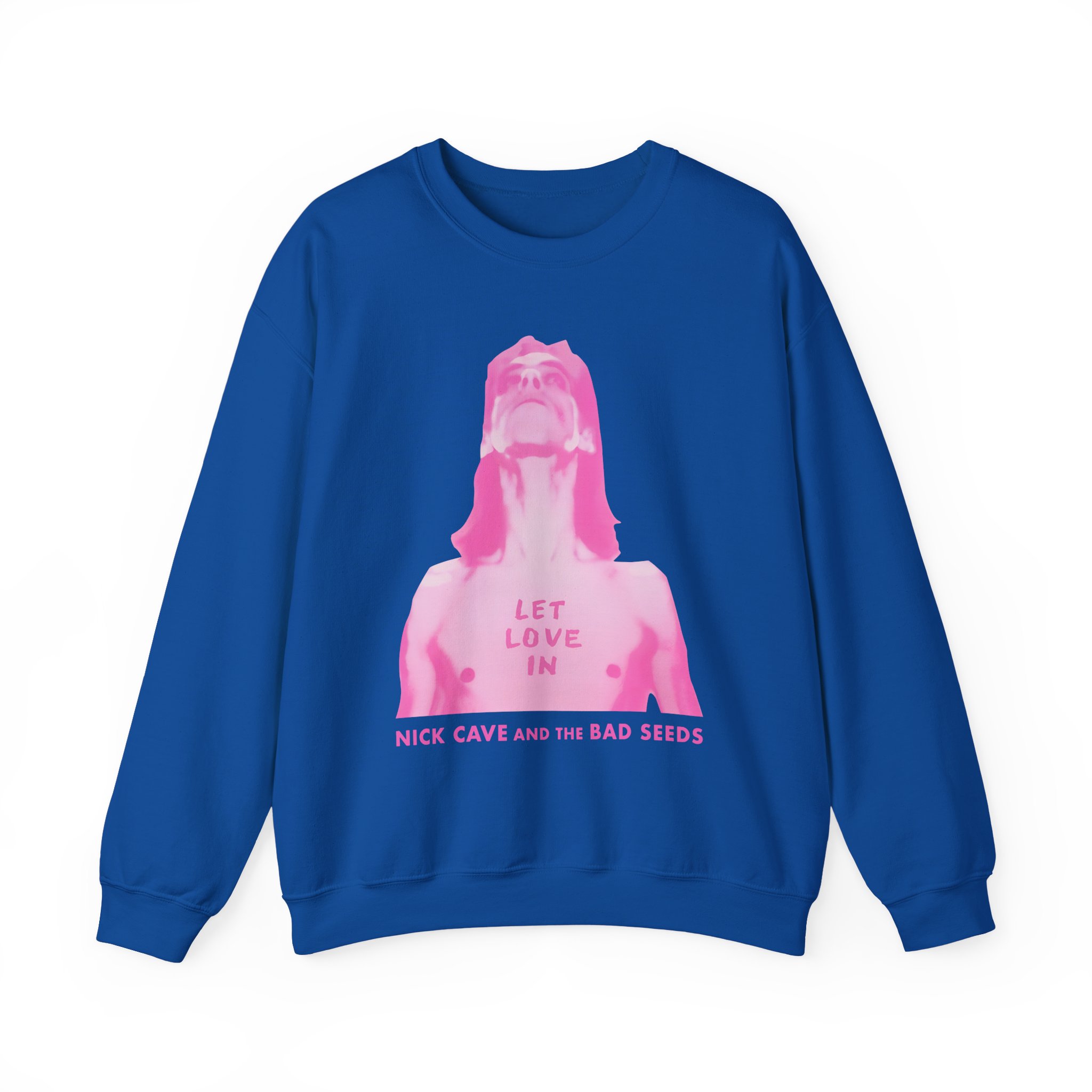 Nick Cave Let Love in Unisex Heavy Blendâ„¢ Crewneck Sweatshirt