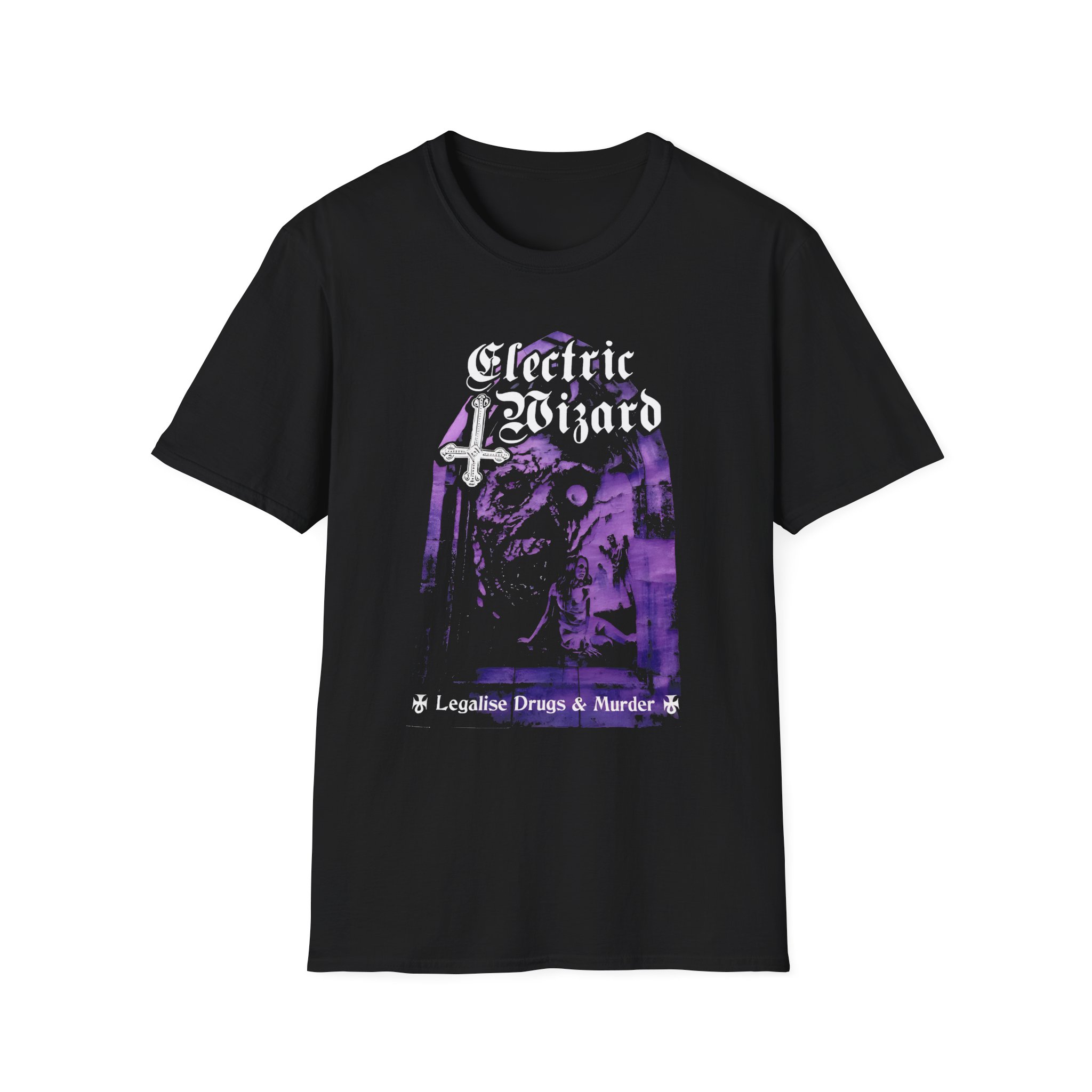 Electric Wizard Legalize Drugs and Murder Unisex Softstyle T-Shirt
