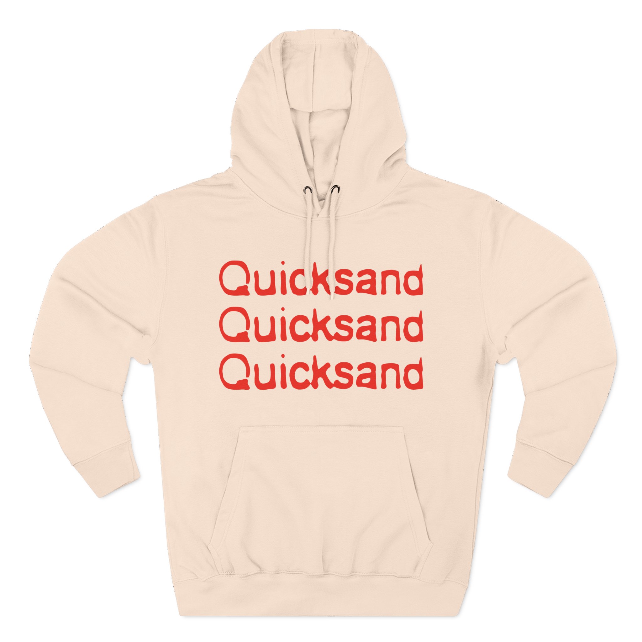 Quicksand Logo Three-Panel Fleece Hoodie