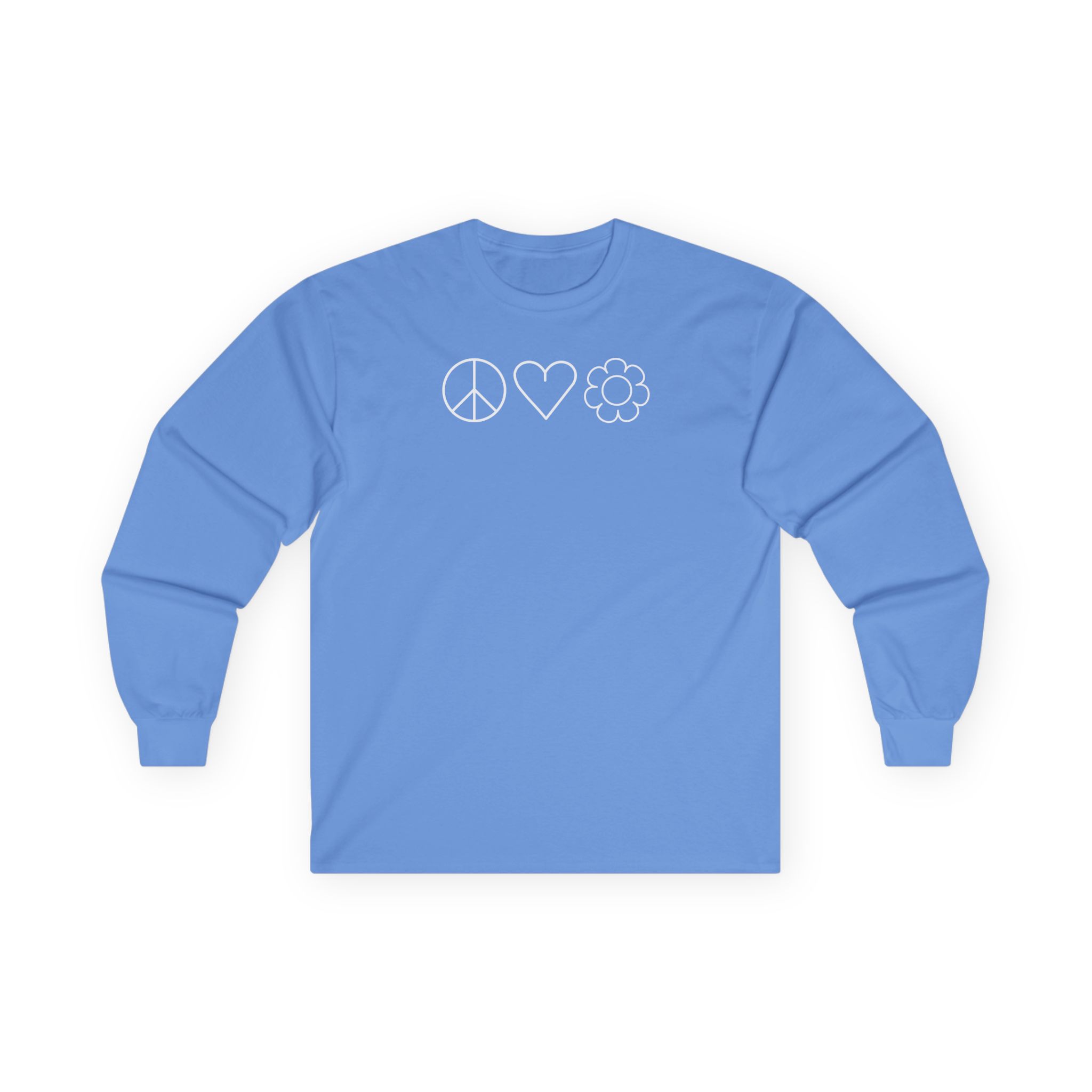 Mumbo Jumbo Peace, Love and Plants Unisex Ultra Cotton Long Sleeve Tee