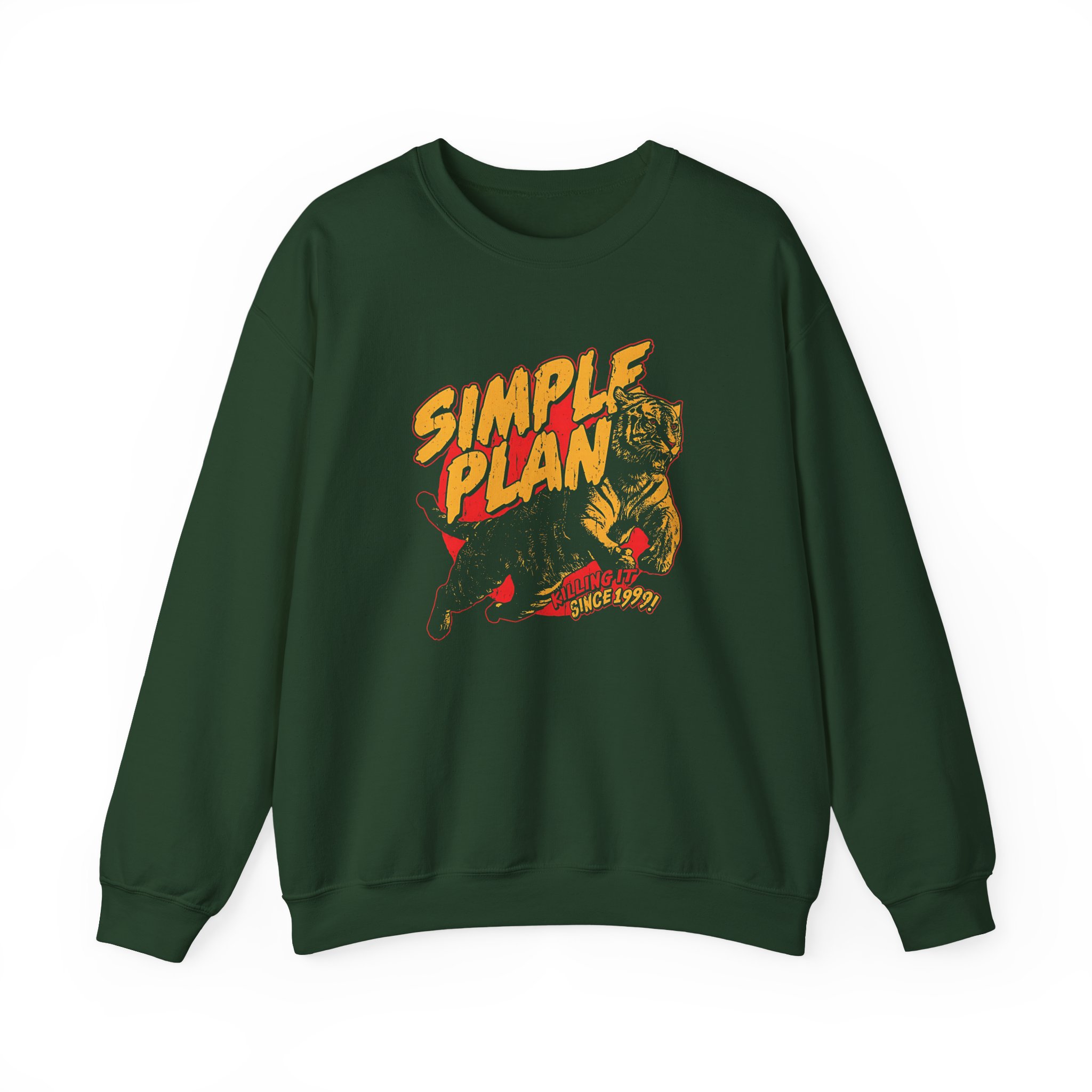 Simple Plan Tiger 1999 Unisex Heavy Blendâ„¢ Crewneck Sweatshirt
