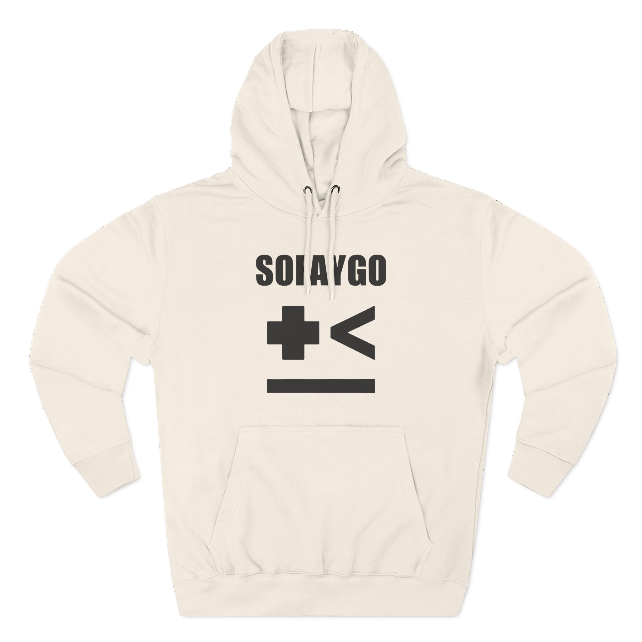 Sofaygo Three-Panel Fleece Hoodie