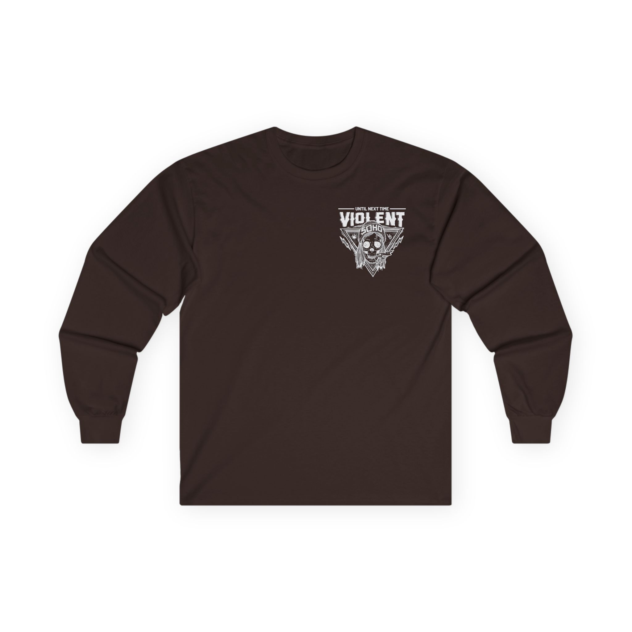 Violent Soho Until Next Time Blazin' Skull Unisex Ultra Cotton Long Sleeve Tee