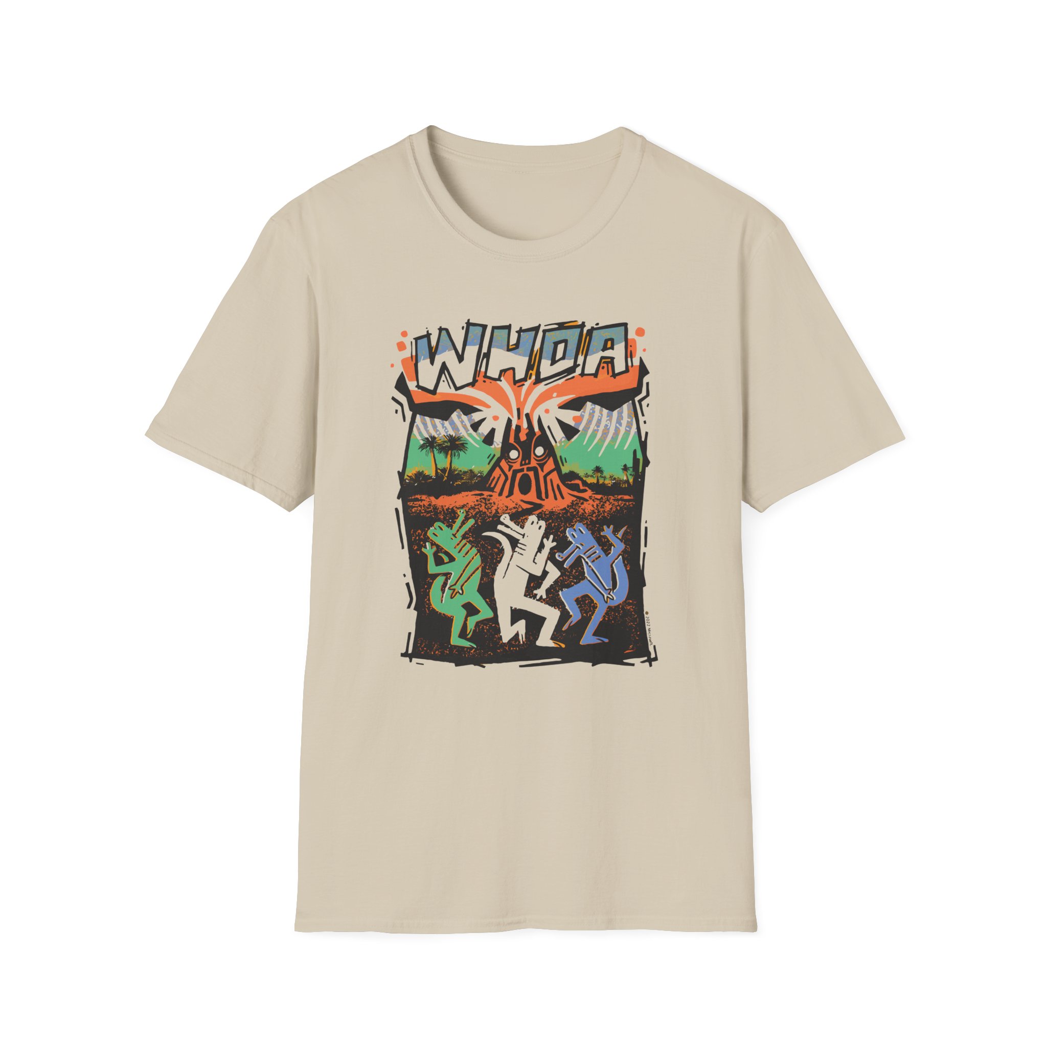 Grounded Max Dino Unisex Softstyle T-Shirt