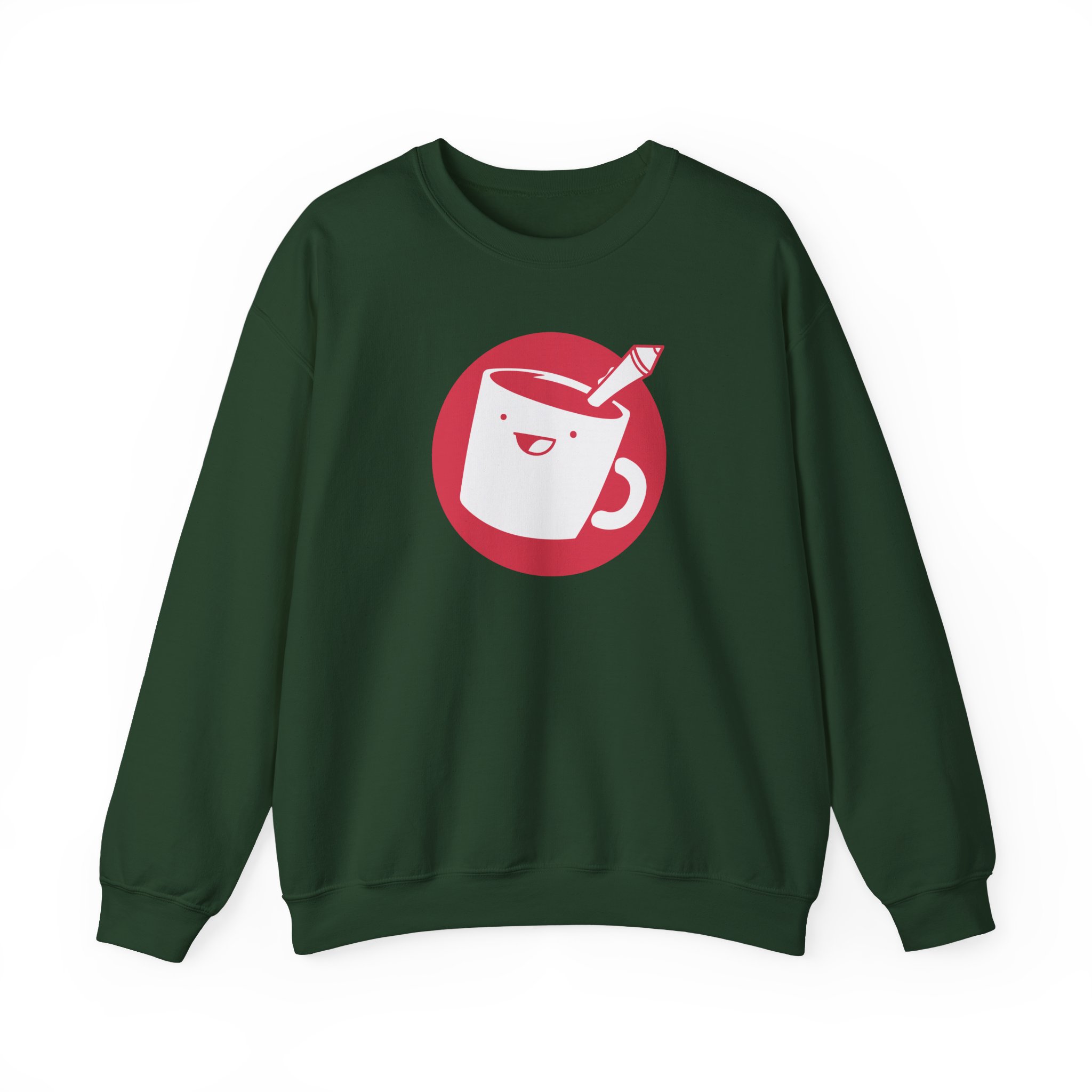 Drawfee Logo Unisex Heavy Blendâ„¢ Crewneck Sweatshirt