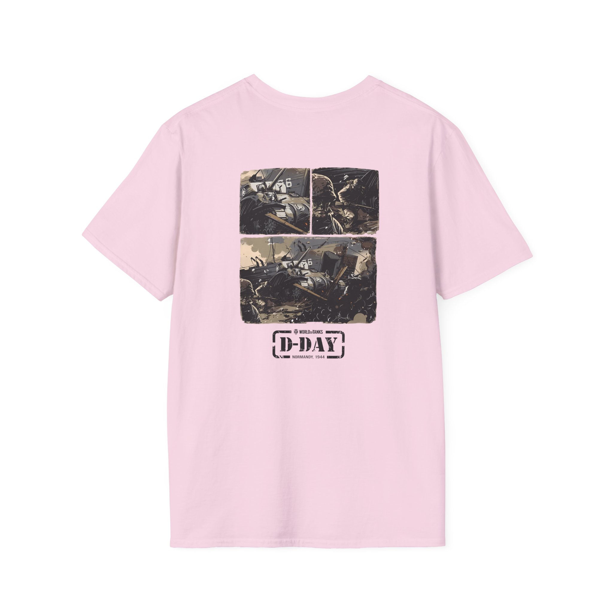 World of Tank Wot D-day Fury Storm Unisex Softstyle T-Shirt