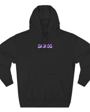 Sickos Three-Panel Fleece Hoodie
