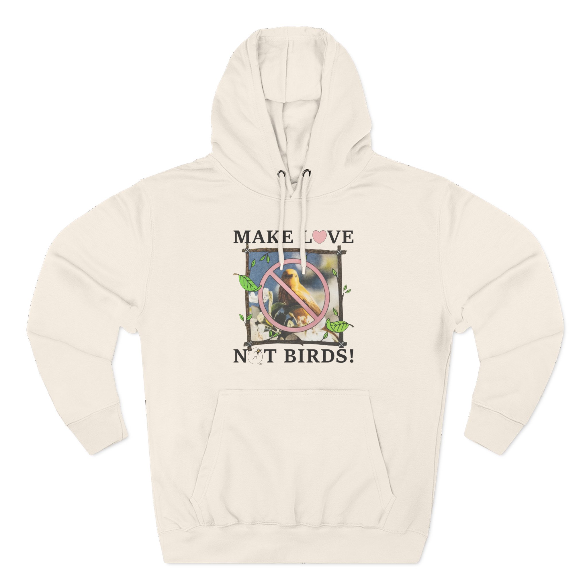 Birds Arent Real Three-Panel Fleece Hoodie
