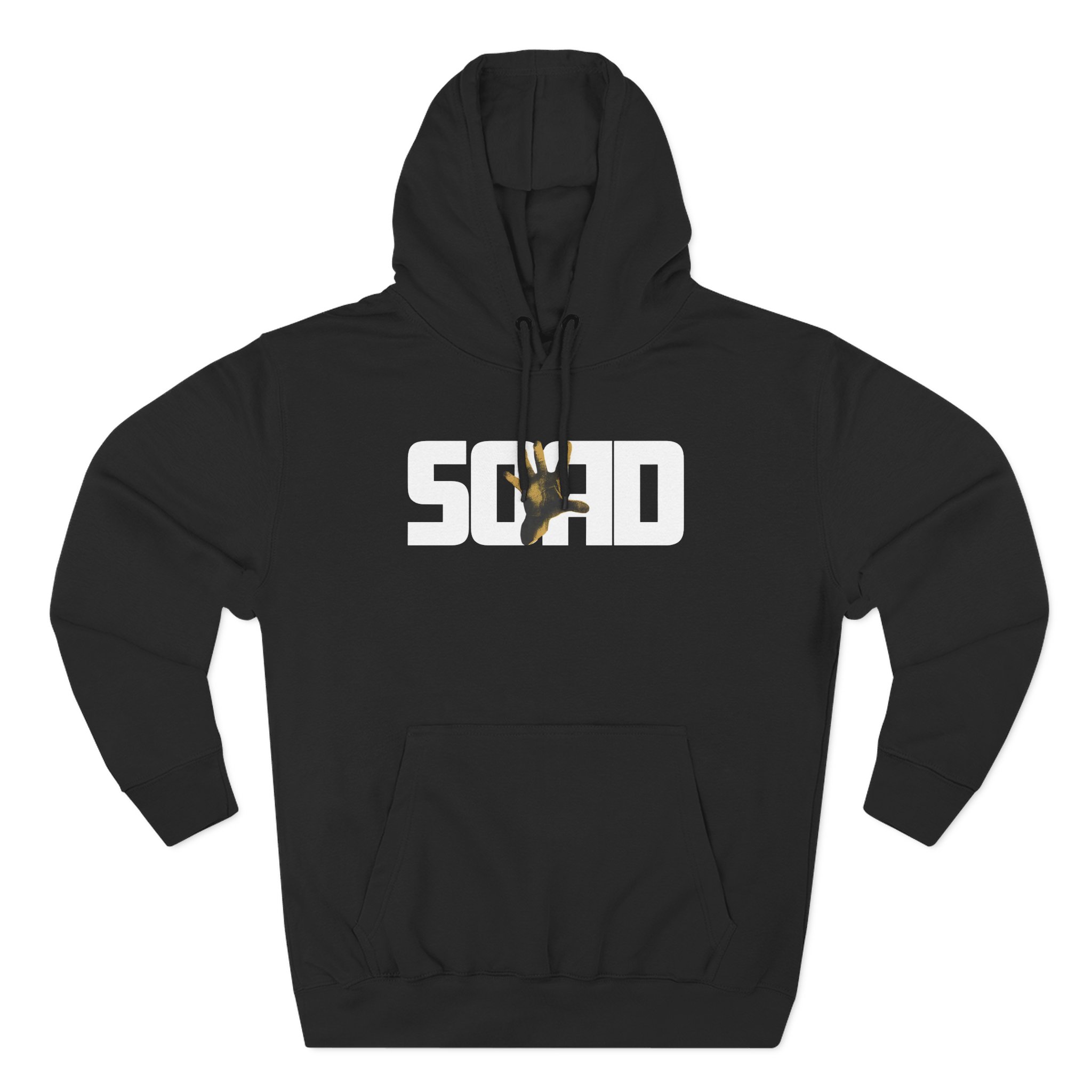 System of a Down Gold Hand Three-Panel Fleece Hoodie