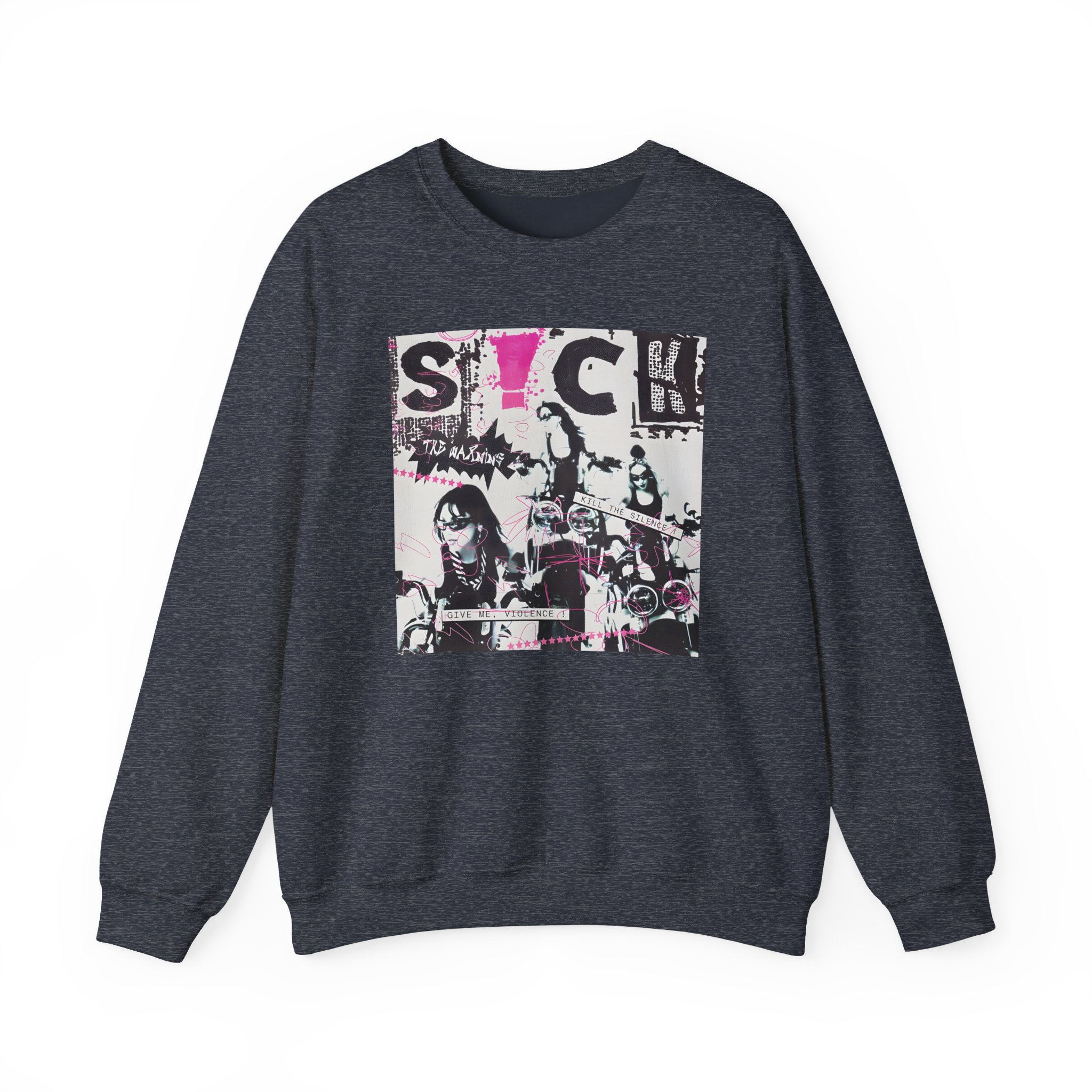 The Warning Black S!ck Unisex Heavy Blendâ„¢ Crewneck Sweatshirt