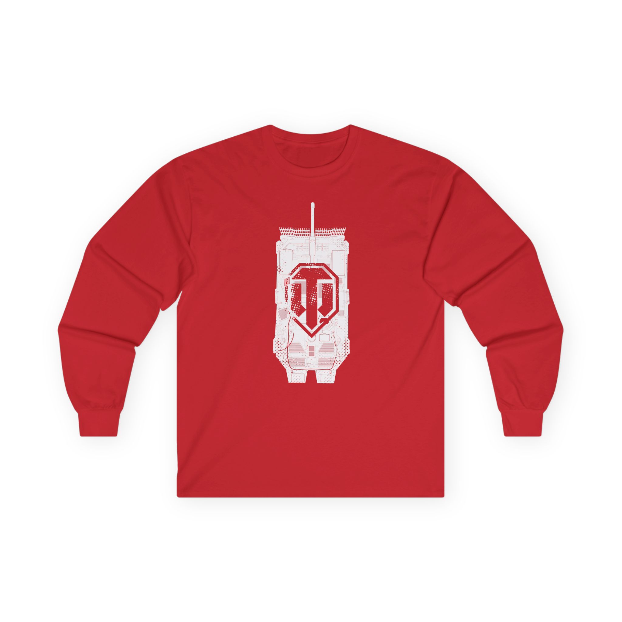 World of Tank Halftone Tank Unisex Ultra Cotton Long Sleeve Tee