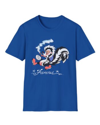 Kim Petras Famous Skunk Boxy Unisex Softstyle T-Shirt