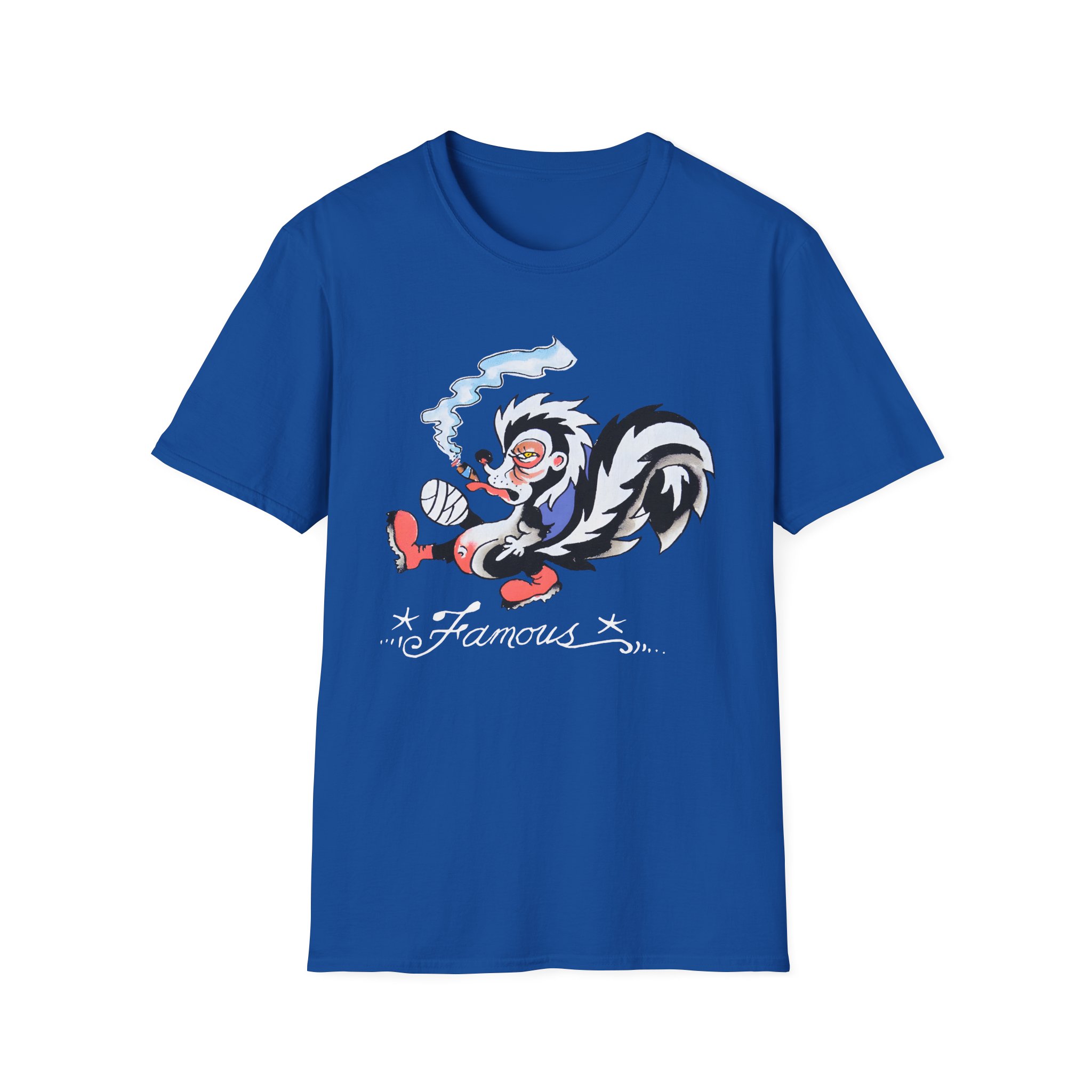 Kim Petras Famous Skunk Boxy Unisex Softstyle T-Shirt