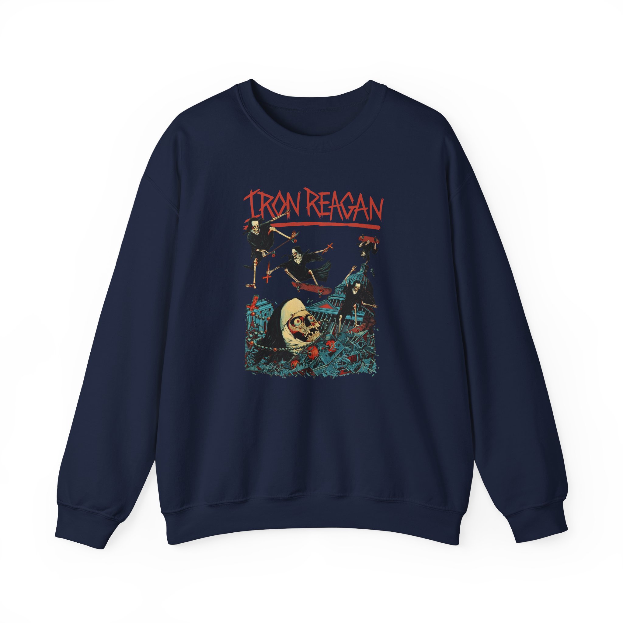 Iron Reagan Unisex Heavy Blendâ„¢ Crewneck Sweatshirt