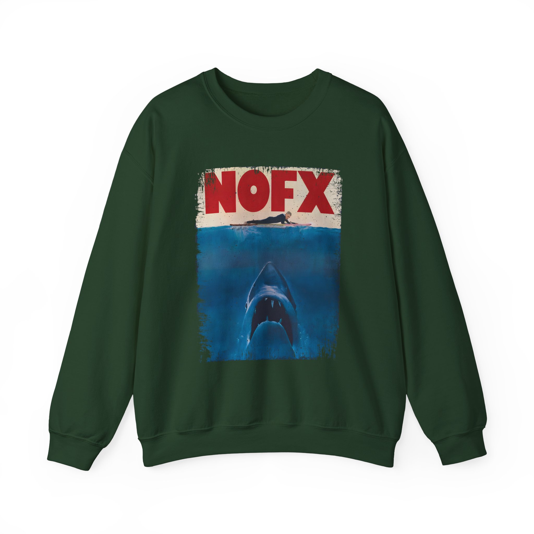 Nofx Surfer Unisex Heavy Blendâ„¢ Crewneck Sweatshirt