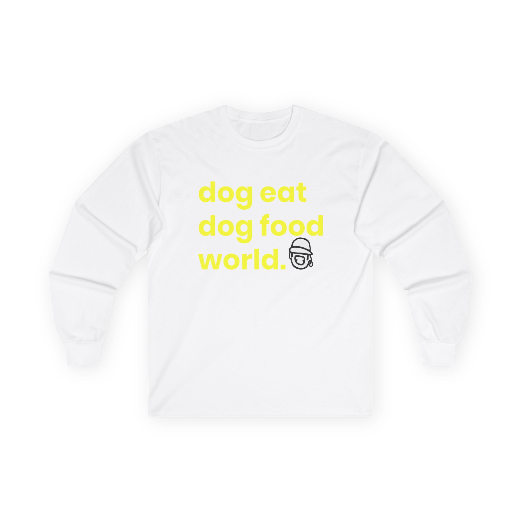 Niko B Dog Eat Dog Food World Unisex Ultra Cotton Long Sleeve Tee