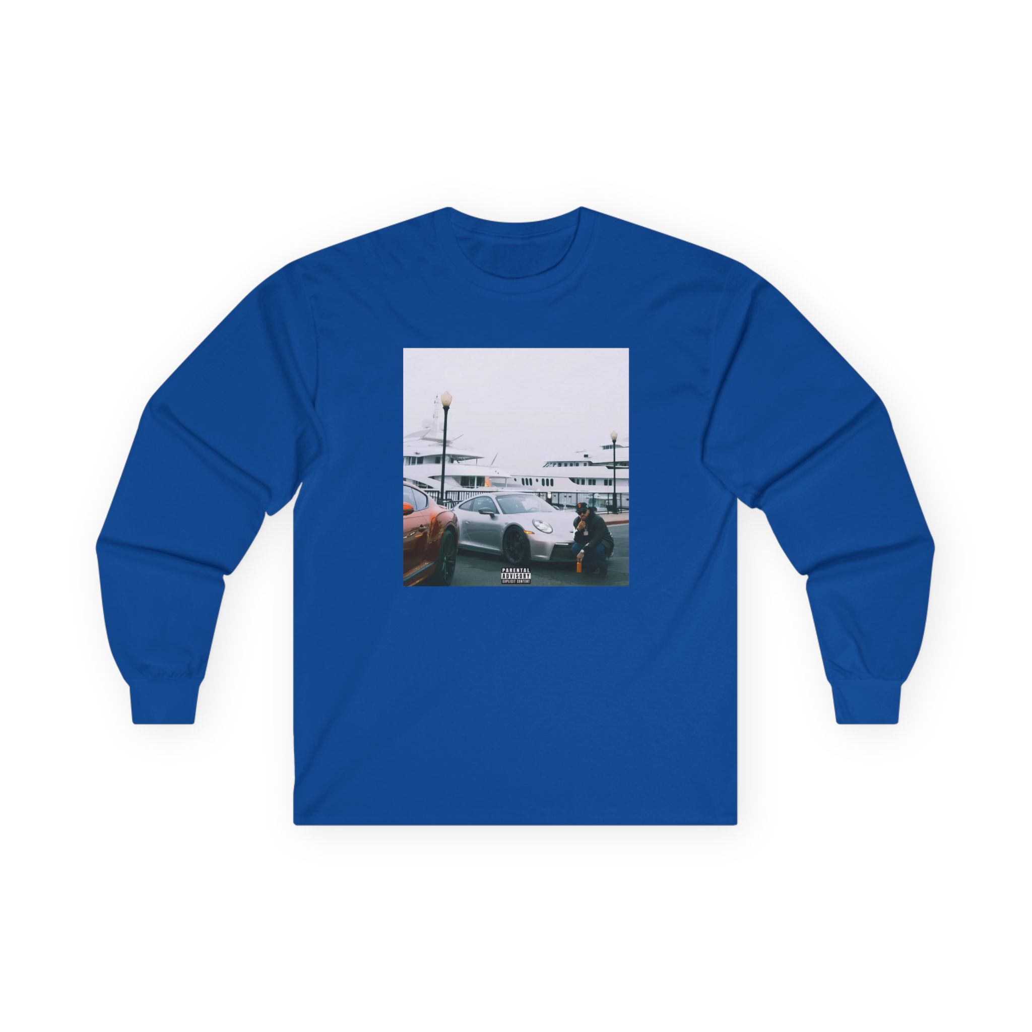 Larry June Spaceships on the Blade Unisex Ultra Cotton Long Sleeve Tee