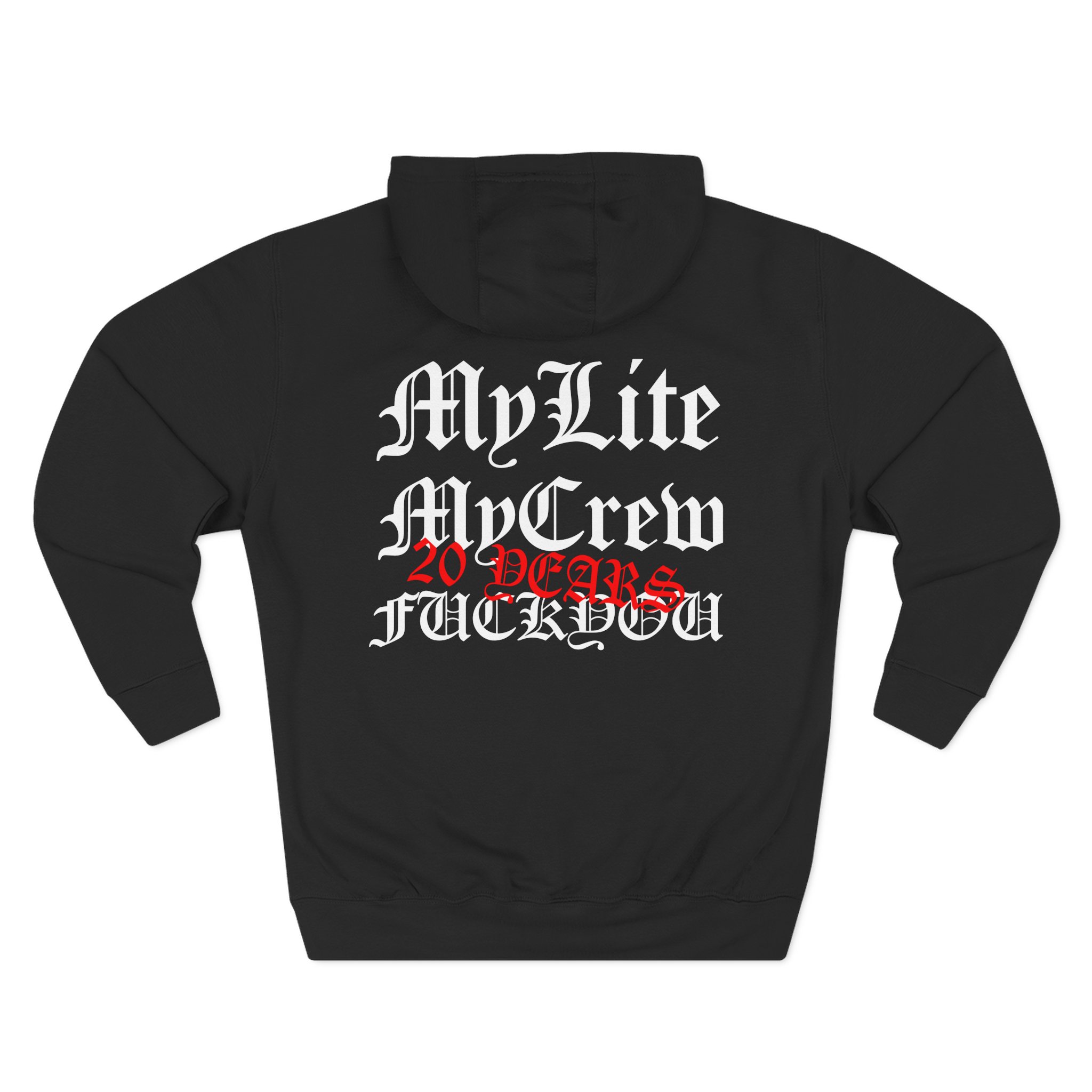 100 Demons Brass City Three-Panel Fleece Hoodie