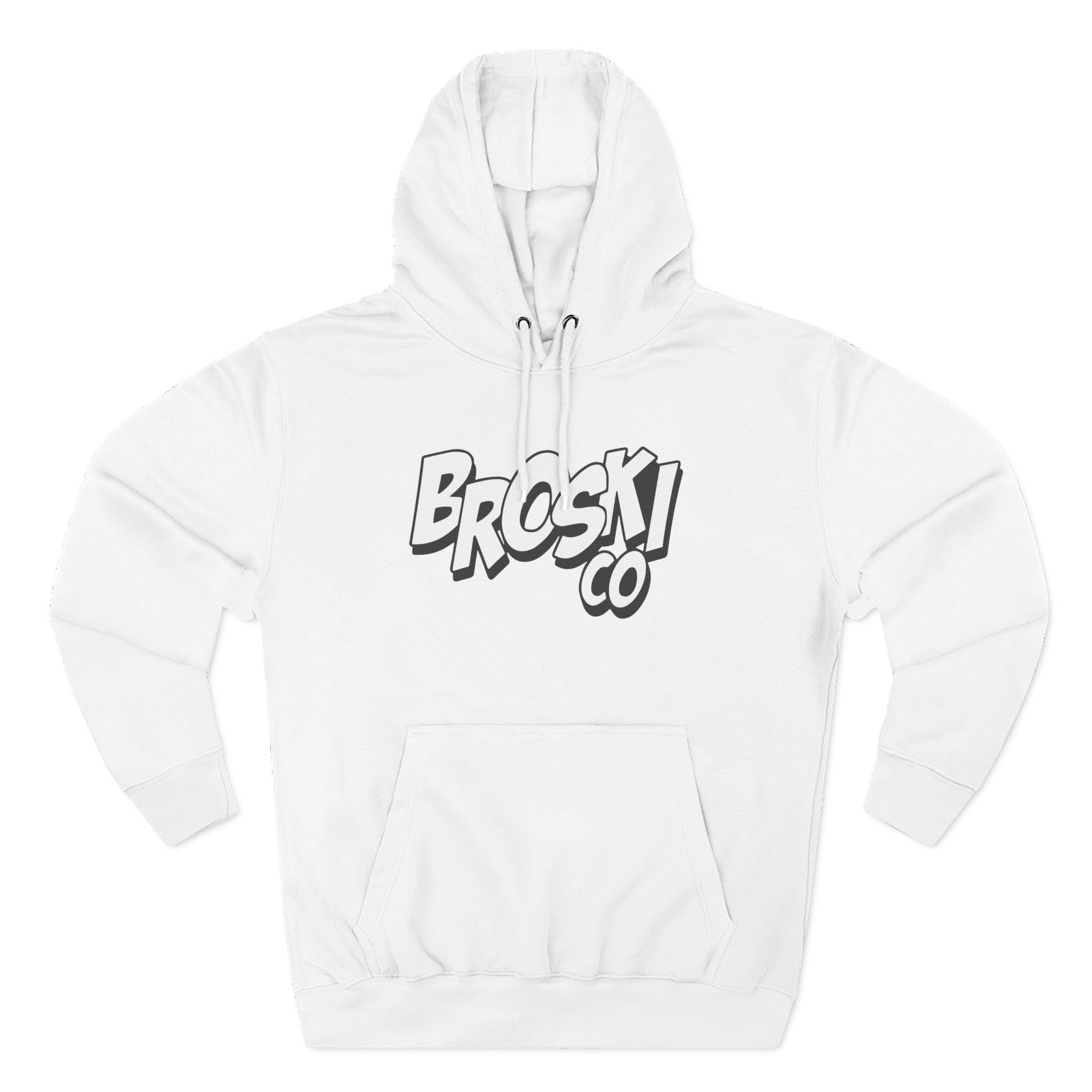 Broski Report Three-Panel Fleece Hoodie