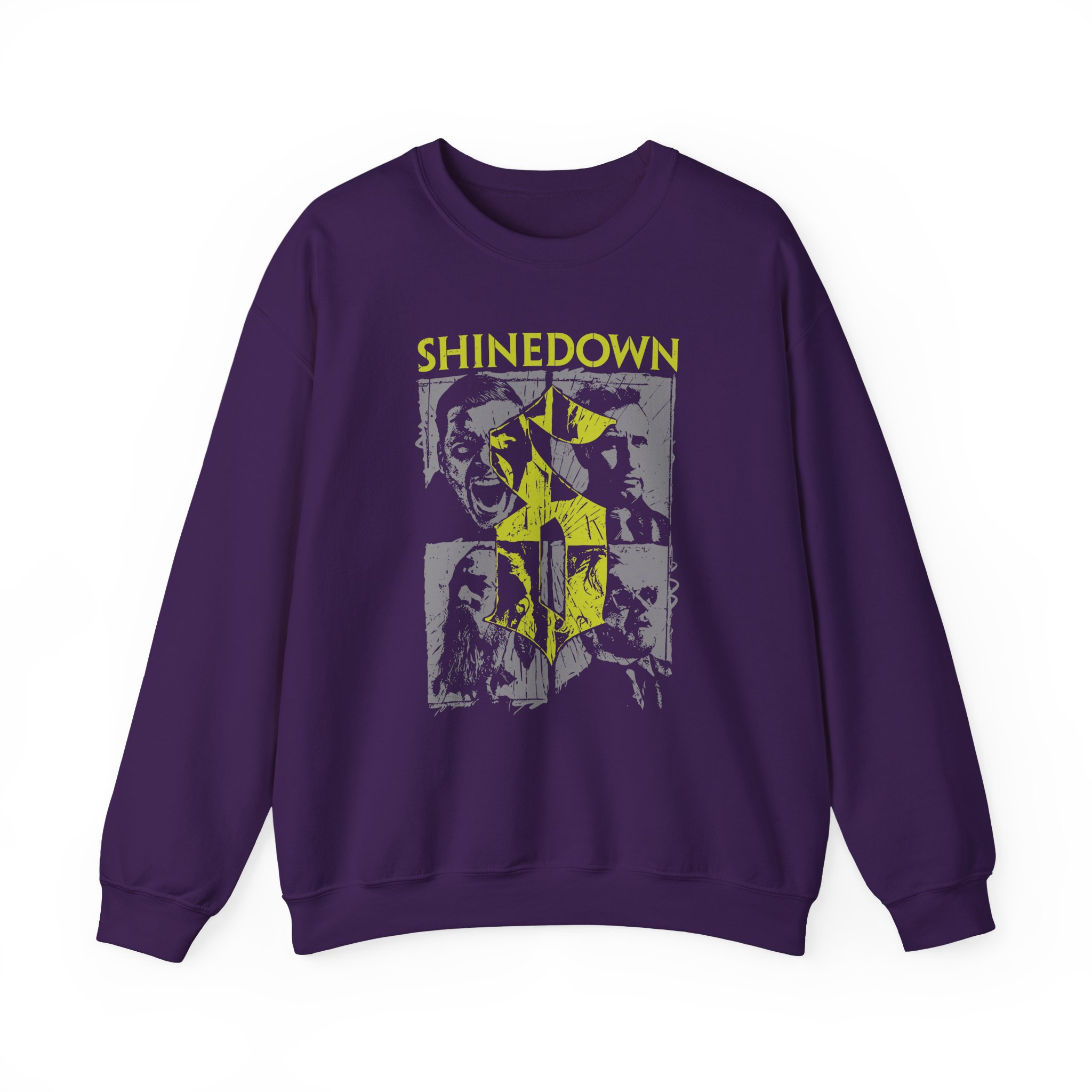 Shinedown Women's Photo Unisex Heavy Blendâ„¢ Crewneck Sweatshirt