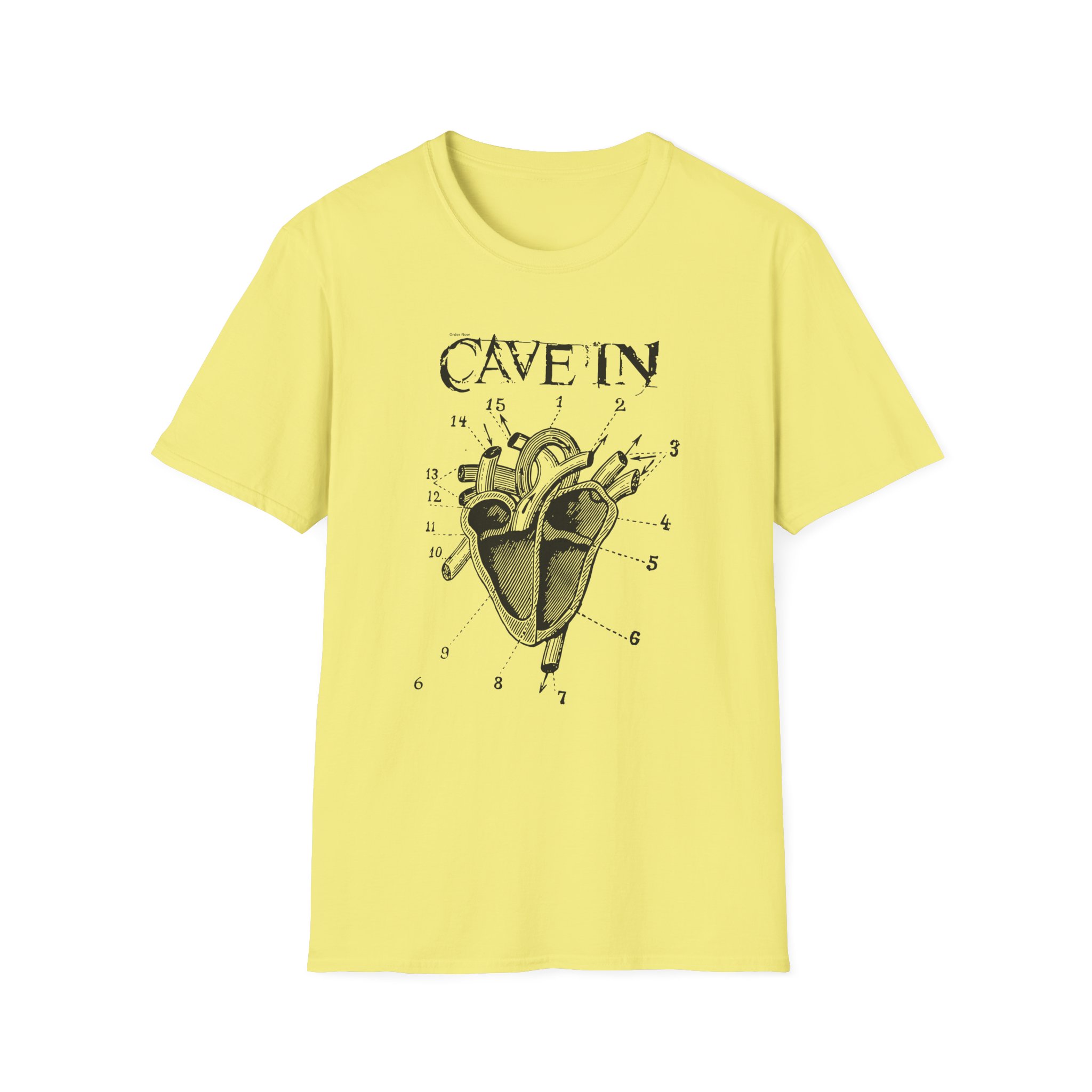 Cave in Classic Heart Unisex Softstyle T-Shirt
