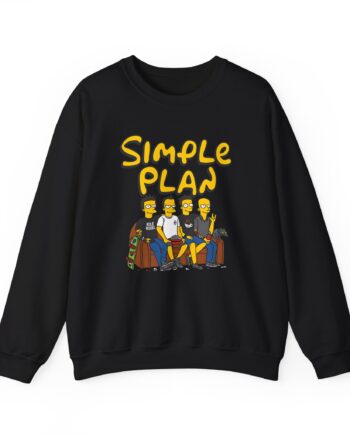 Simple Plan Band on the Couch Unisex Heavy Blend™ Crewneck Sweatshirt