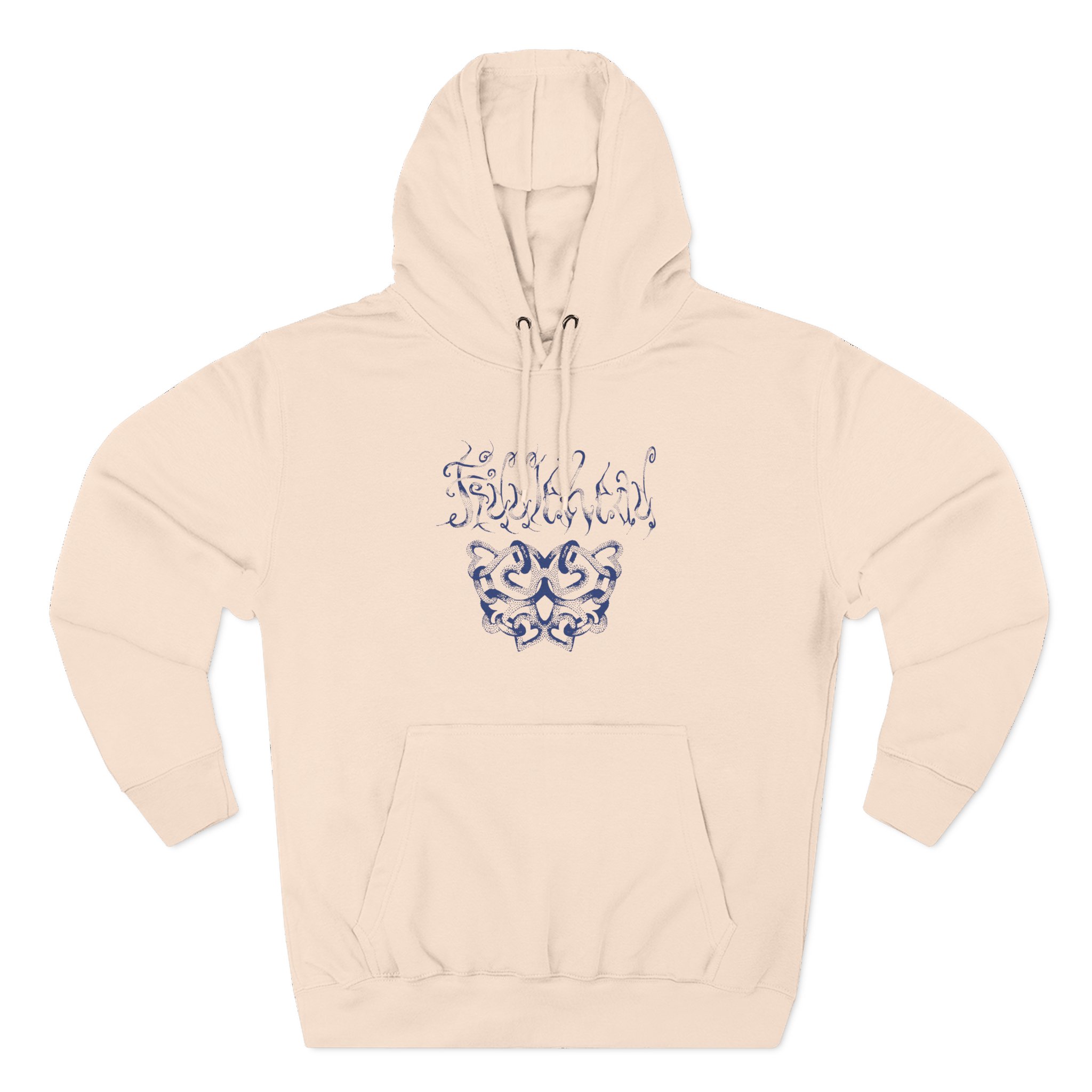 Fiddlehead Tattoo Three-Panel Fleece Hoodie