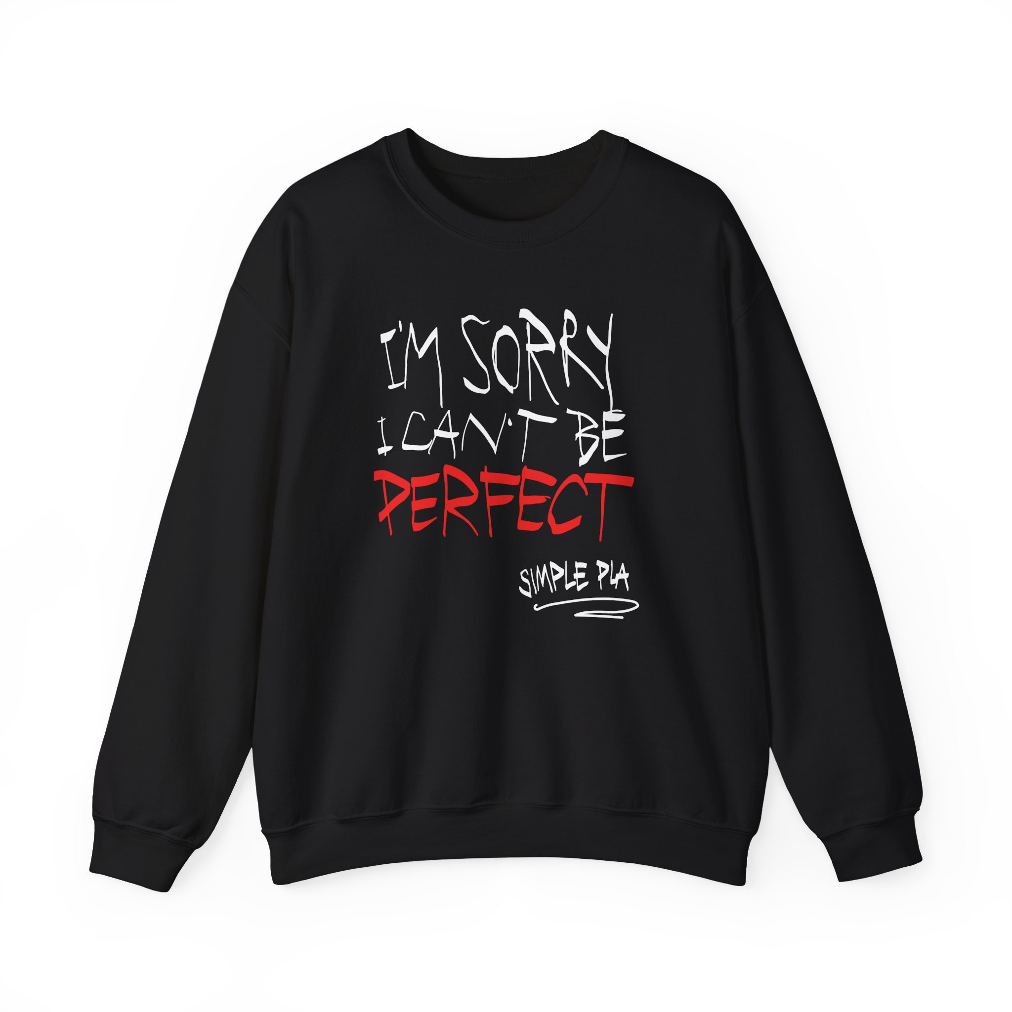 Simple Plan I'm Sorry I Can't Be Perfect Unisex Heavy Blendâ„¢ Crewneck Sweatshirt