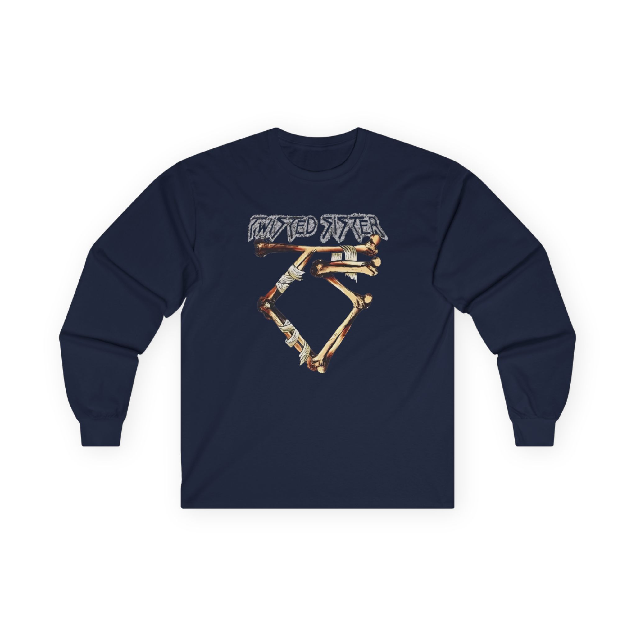 Popfunk Twisted Sister Bone Logo Unisex Ultra Cotton Long Sleeve Tee