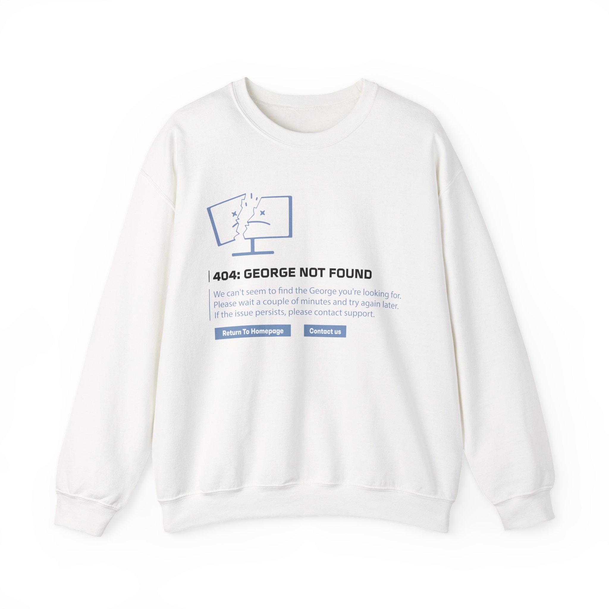 Georgenotfound 404 Unisex Heavy Blendâ„¢ Crewneck Sweatshirt