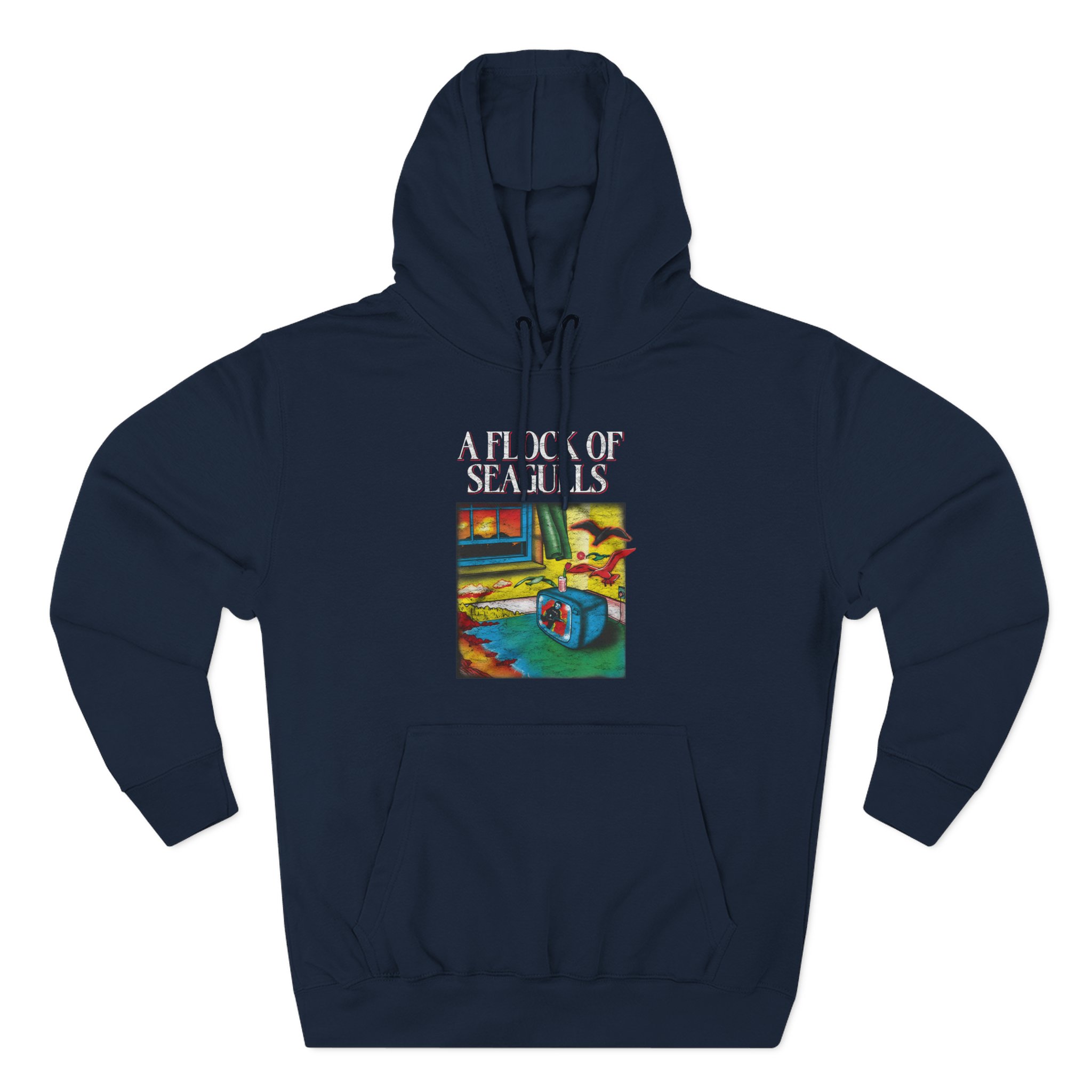 A Flock of Seagulls I Ran Tour Three-Panel Fleece Hoodie