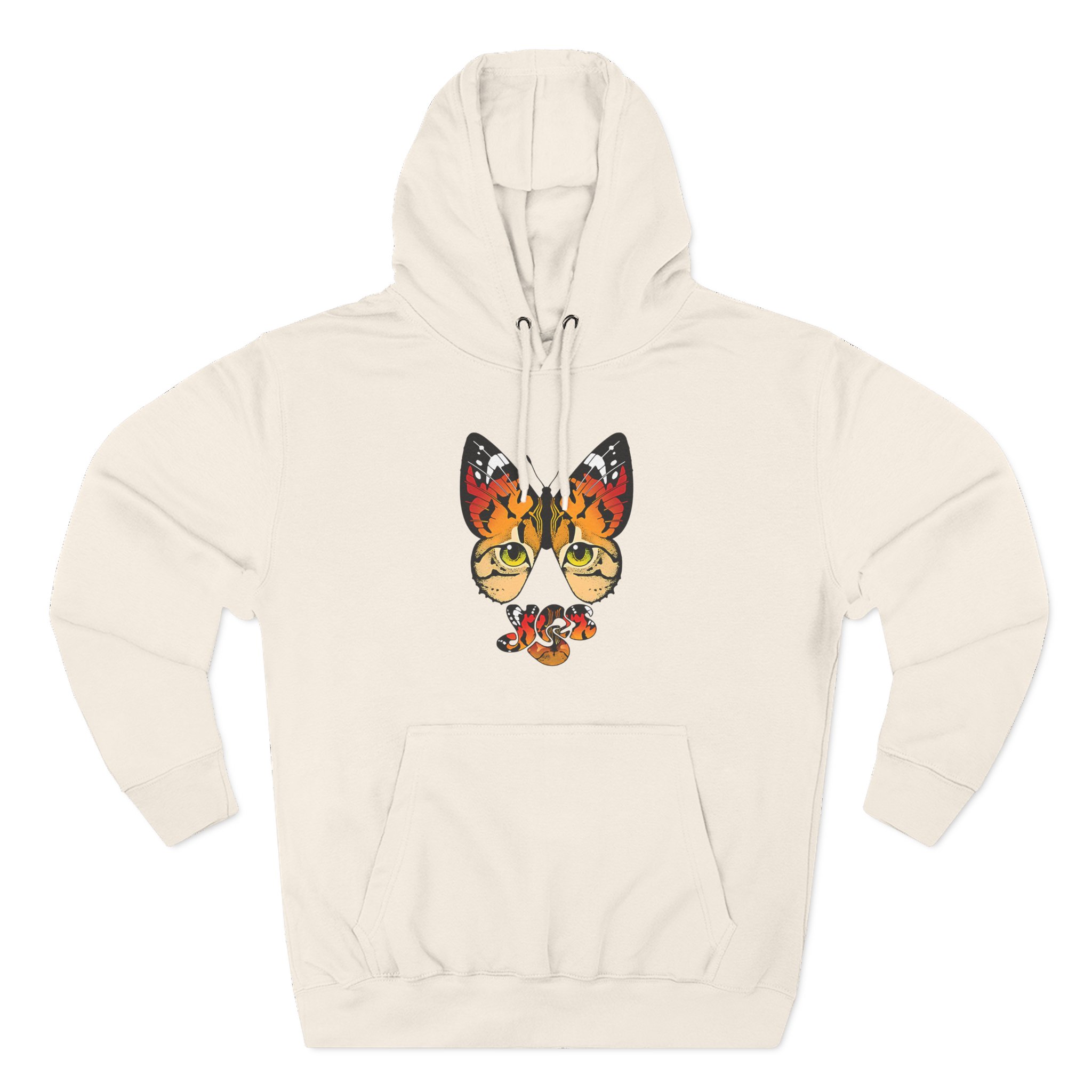 Yes Monarch Eyes Logo Three-Panel Fleece Hoodie