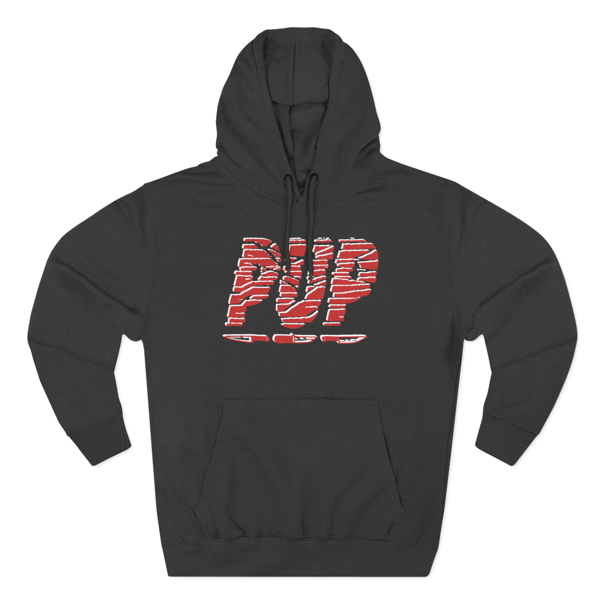 Pup Logo Three-Panel Fleece Hoodie