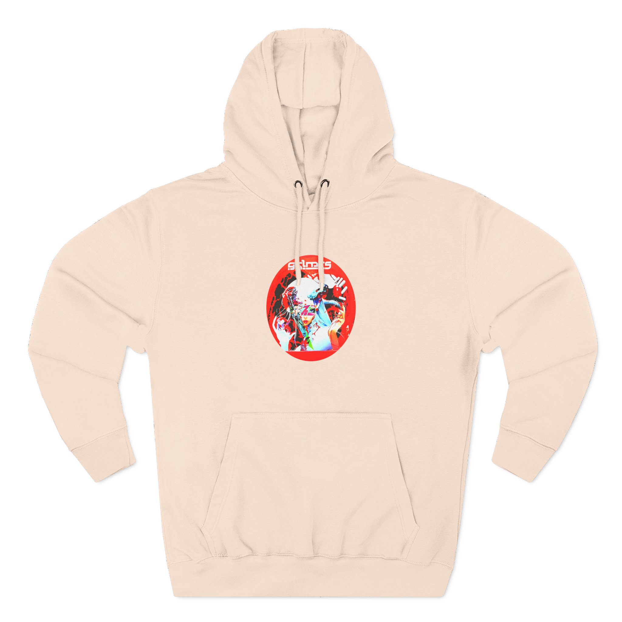 Grimes Three-panel Fleece Hoodie