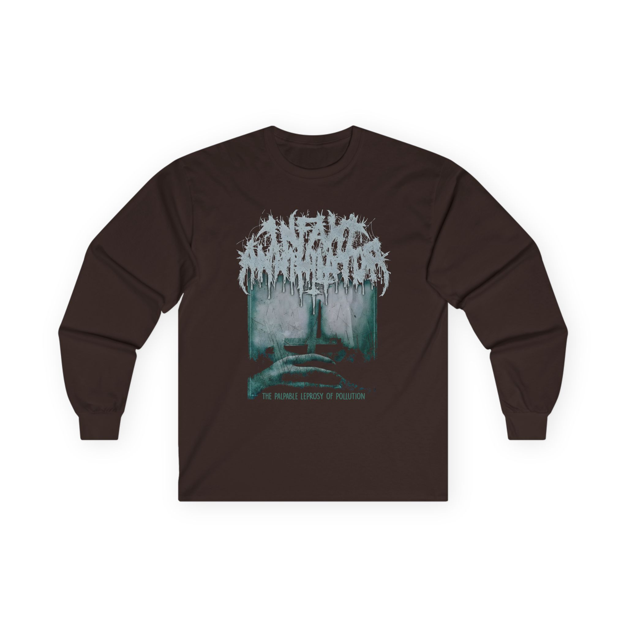 Infant Annihilator The Palpable Leprosy Of Pollution Unisex Ultra Cotton Long Sleeve Tee