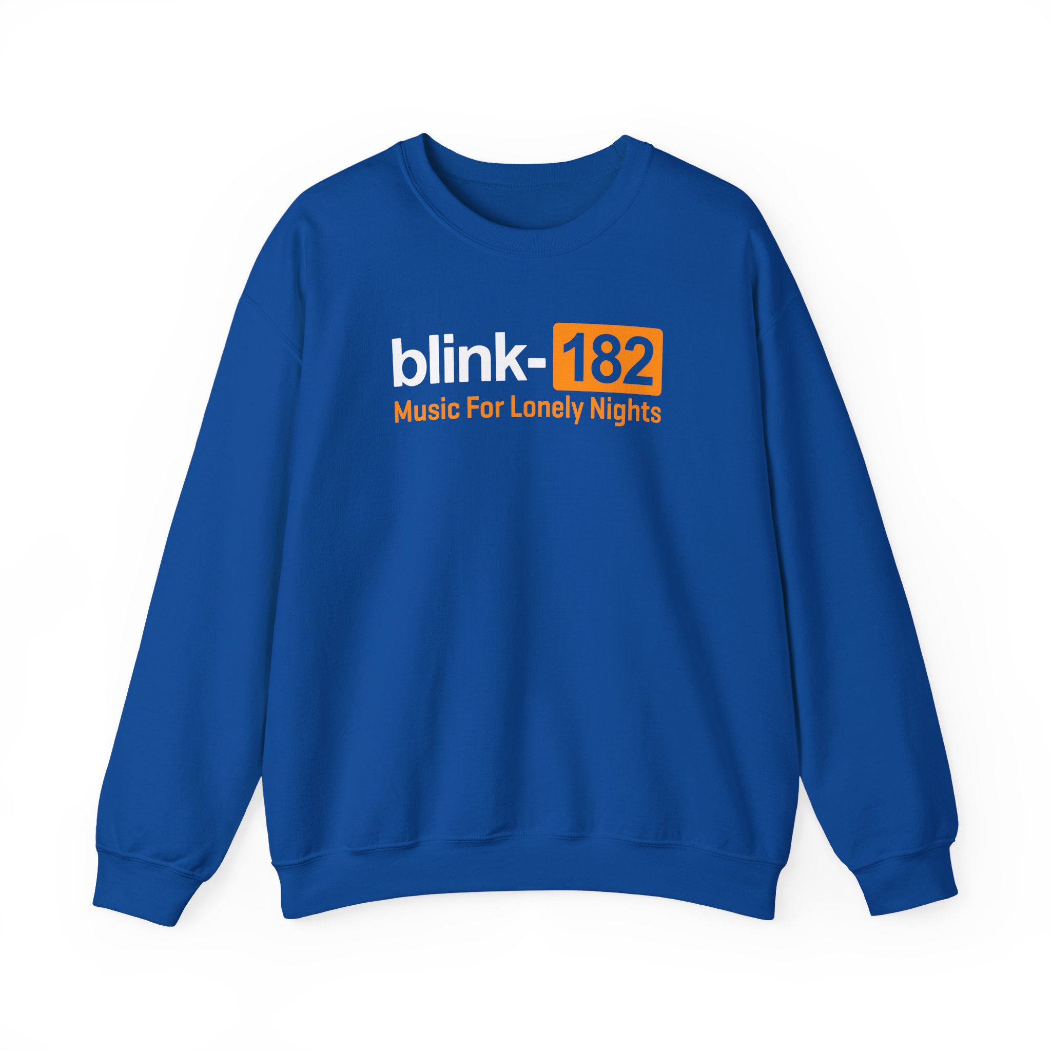 Blink 182 Music for Lonely Nights Unisex Heavy Blendâ„¢ Crewneck Sweatshirt