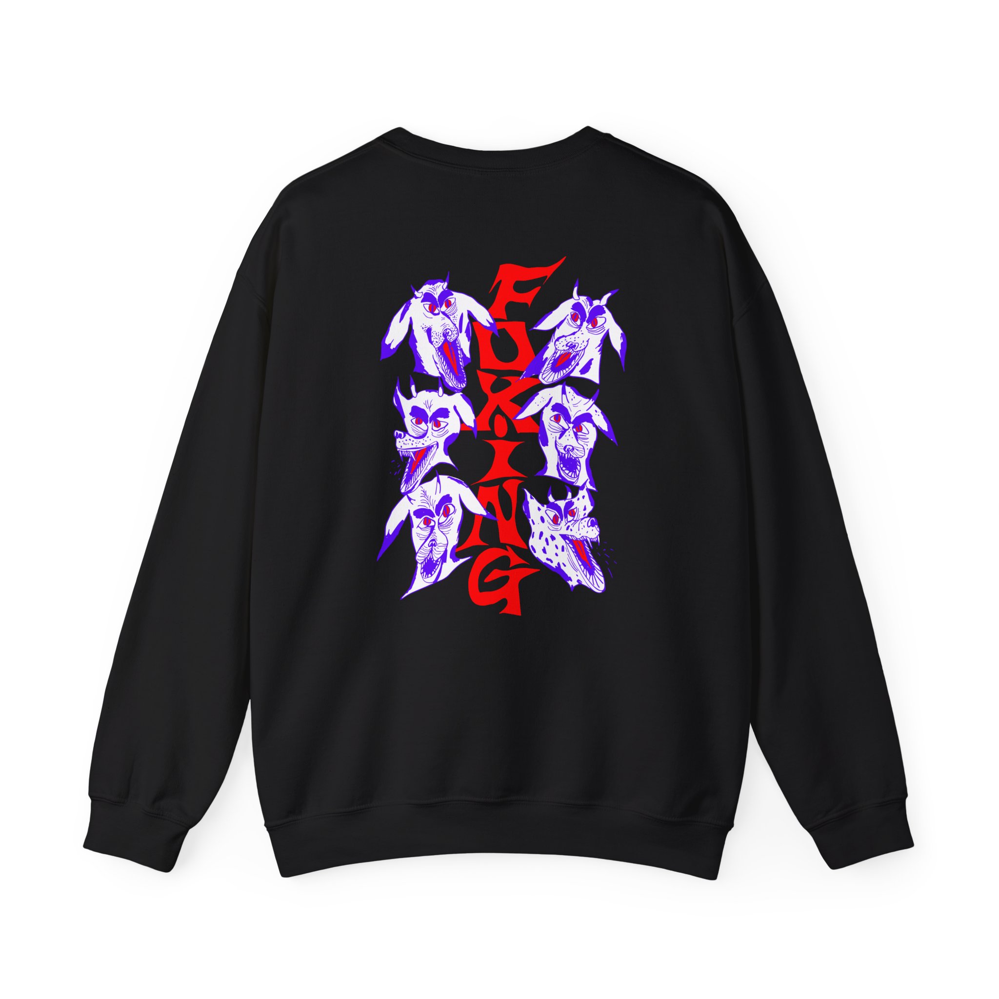 Foxing Devil Dogs Unisex Heavy Blendâ„¢ Crewneck Sweatshirt
