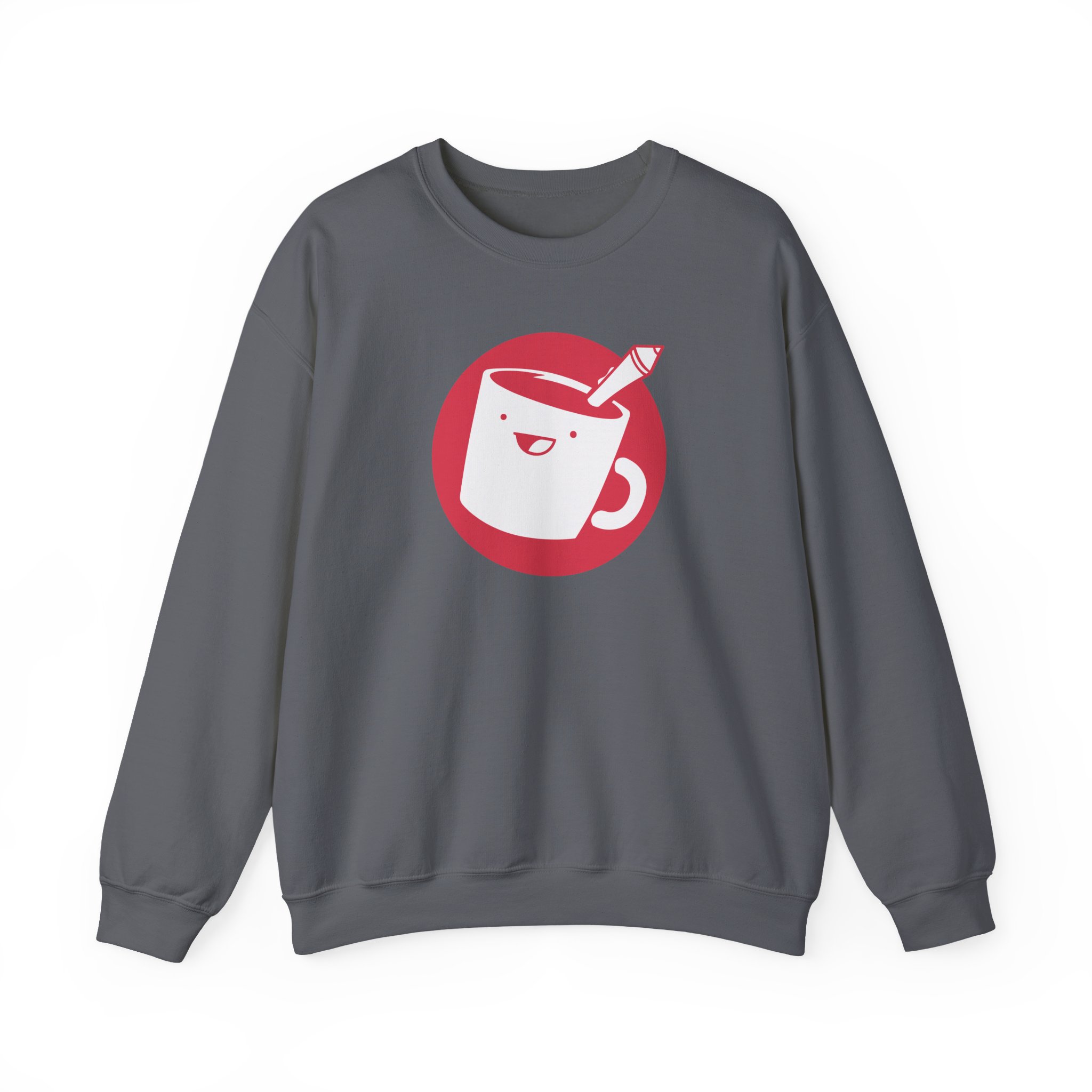 Drawfee Logo Unisex Heavy Blendâ„¢ Crewneck Sweatshirt