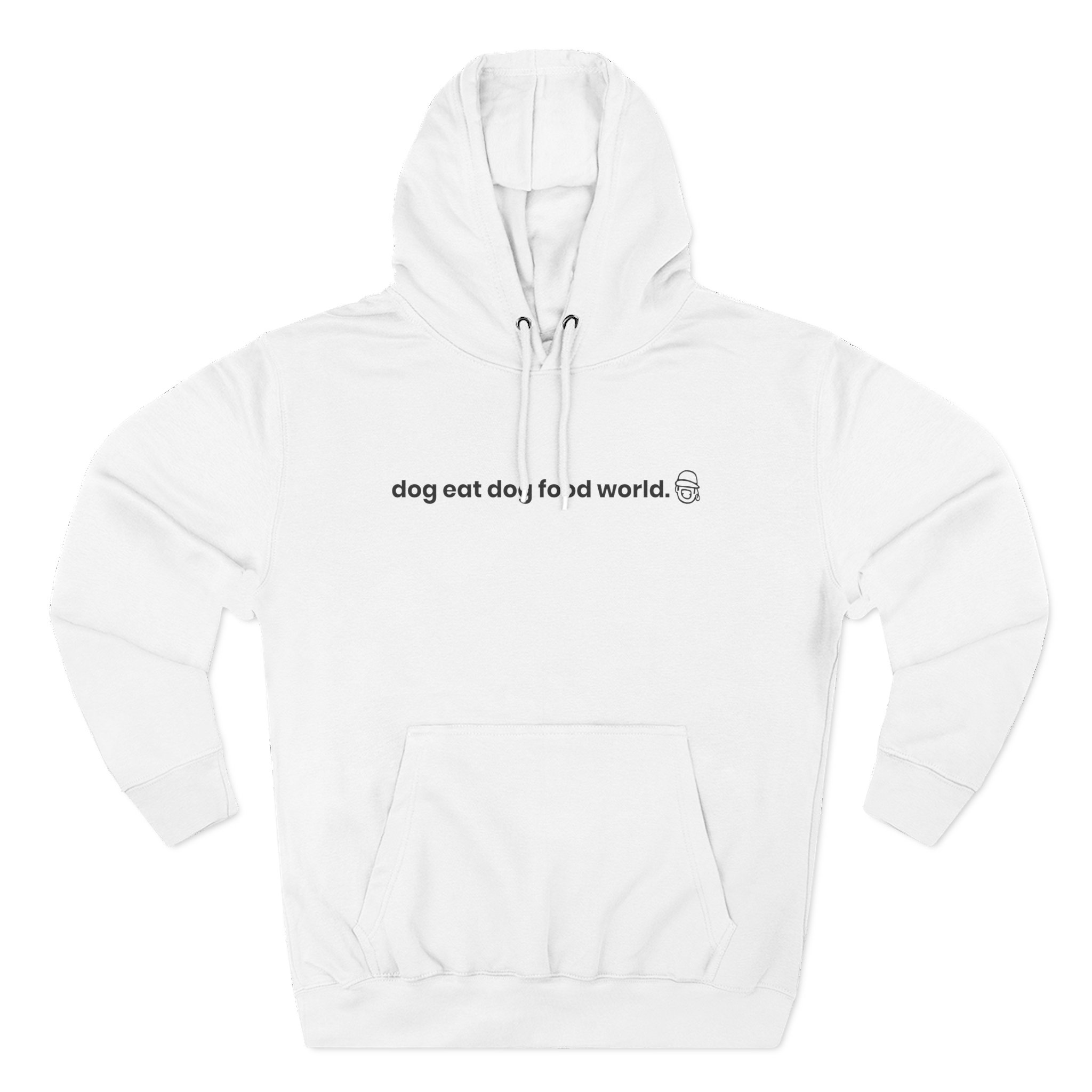 Niko B Dog Eat Dog Food World Three-panel Fleece Hoodie