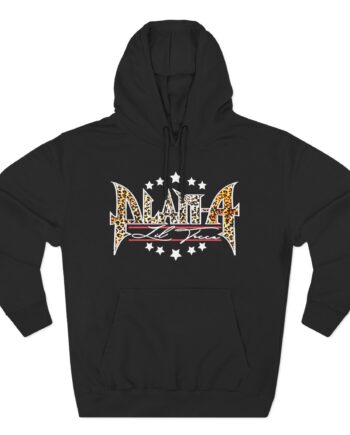 Lil Tecca Plan a Metal Logo Three-Panel Fleece Hoodie