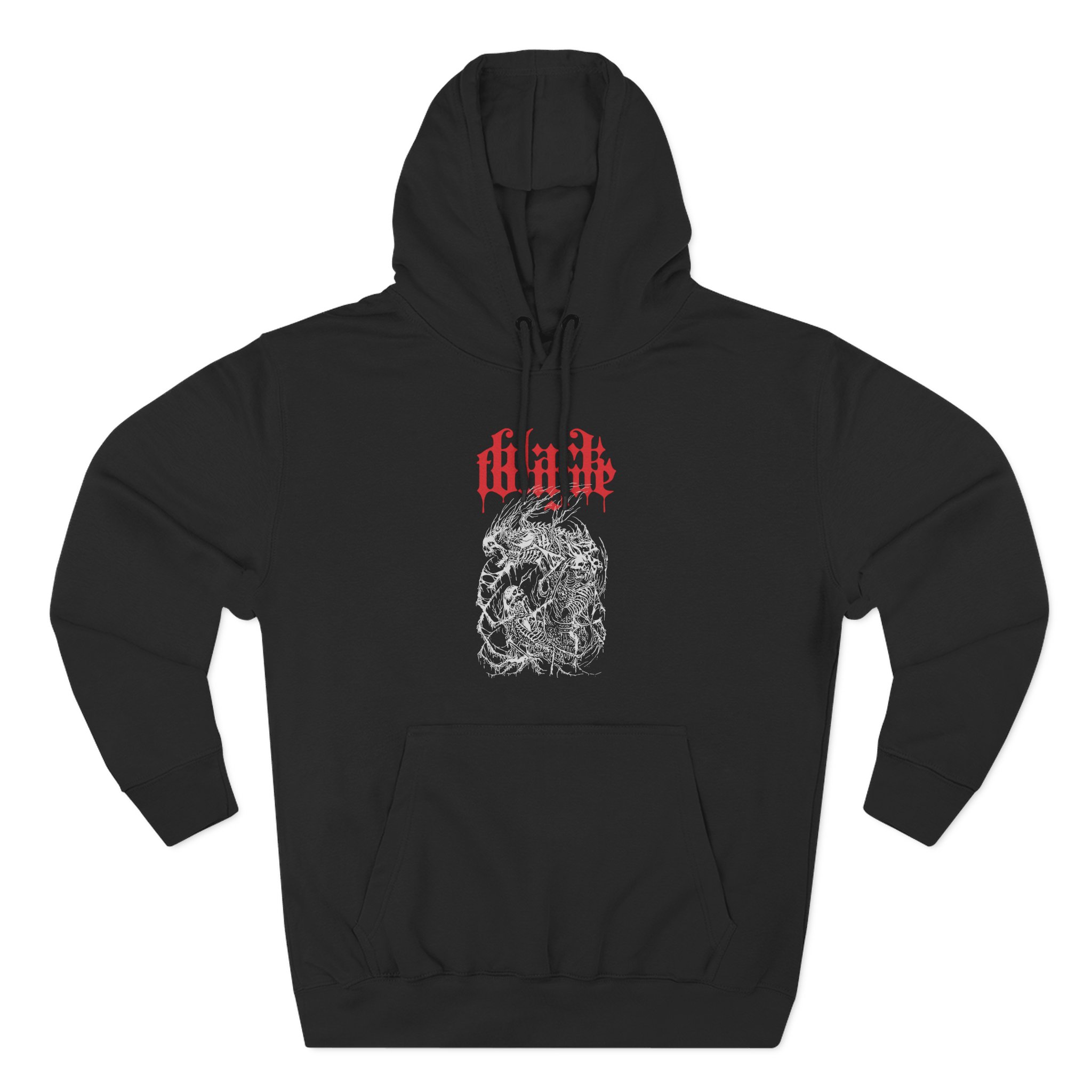 Black Tongue Spectre Of Death Three-Panel Fleece Hoodie