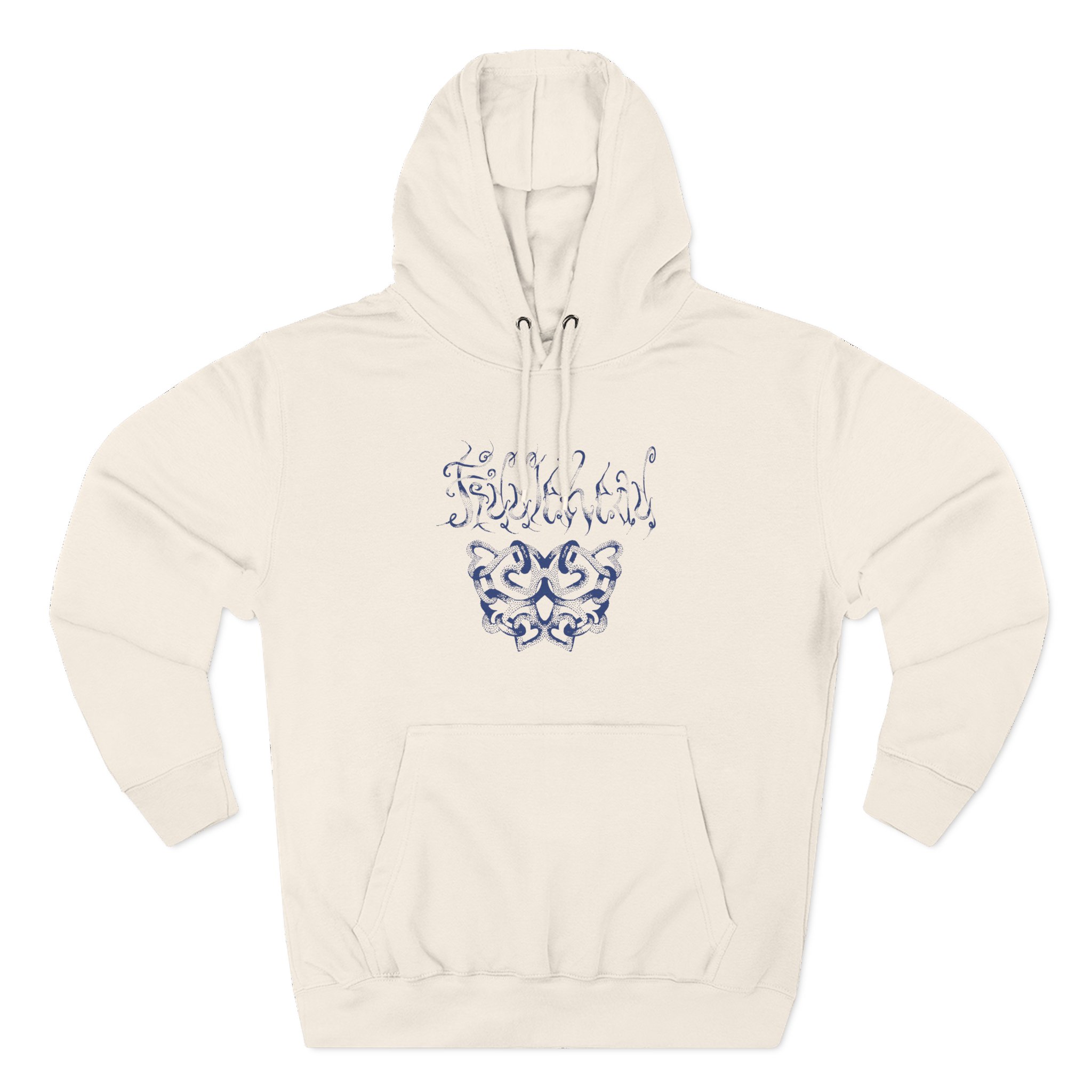 Fiddlehead Tattoo Three-Panel Fleece Hoodie