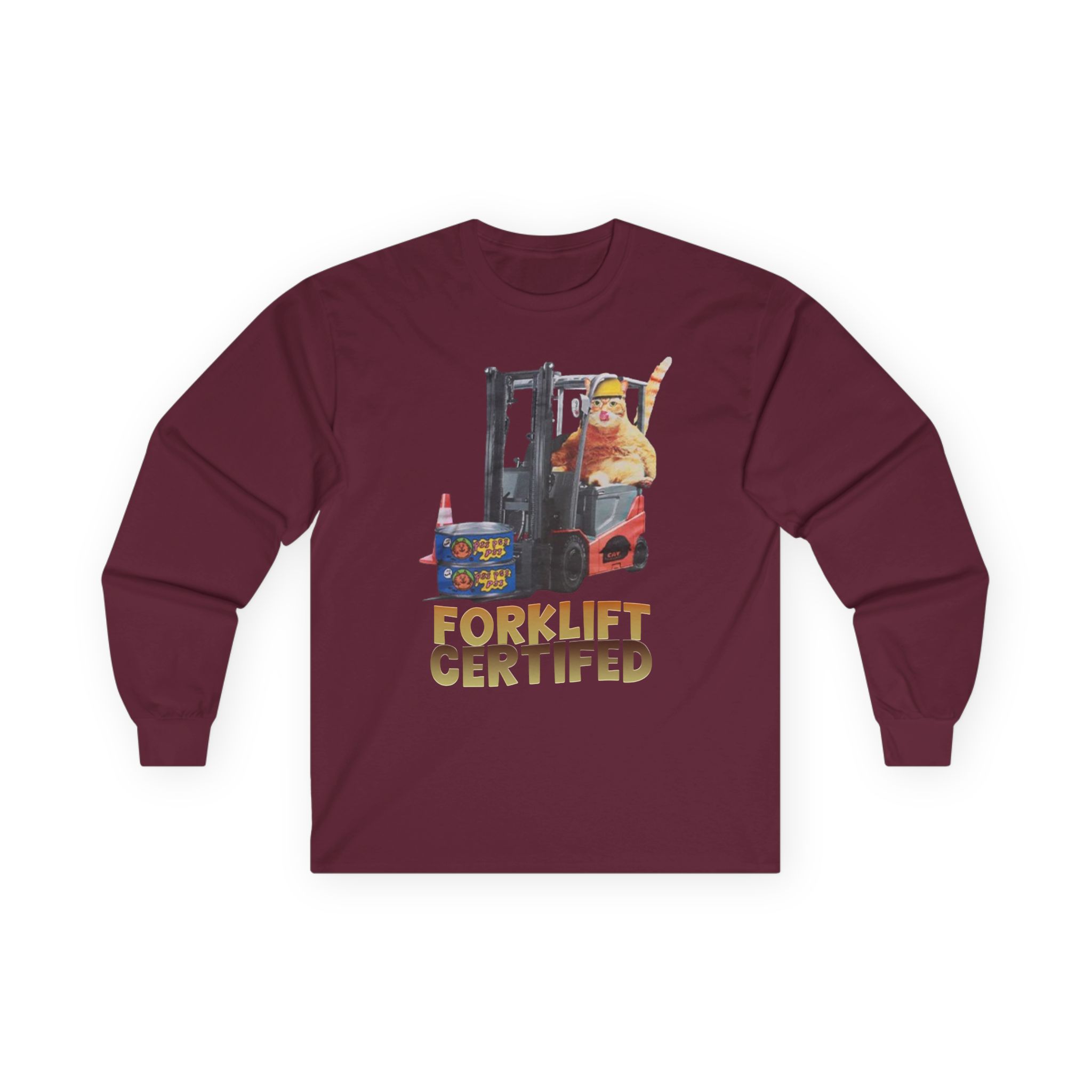 William Osman Forklift Certified Unisex Ultra Cotton Long Sleeve Tee
