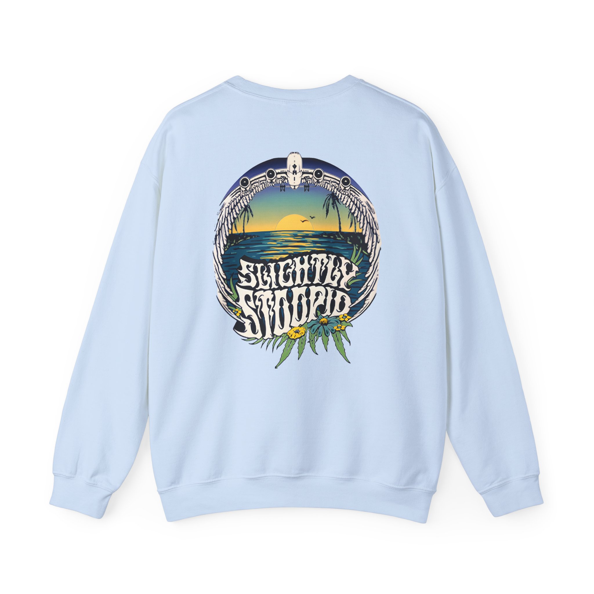 Slightly Stoopid Up on a Plane Unisex Heavy Blendâ„¢ Crewneck Sweatshirt