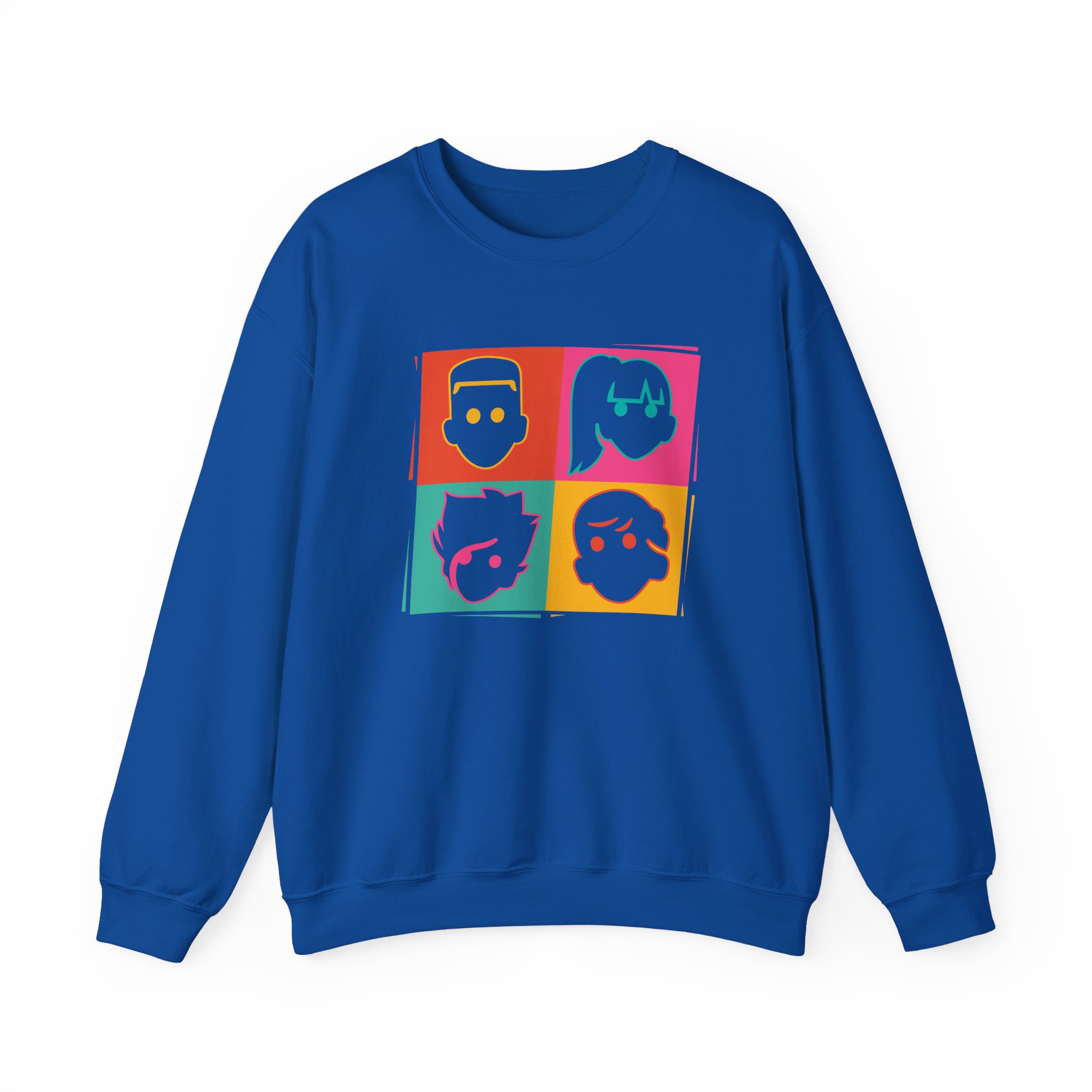 Grounded Faces Unisex Heavy Blendâ„¢ Crewneck Sweatshirt