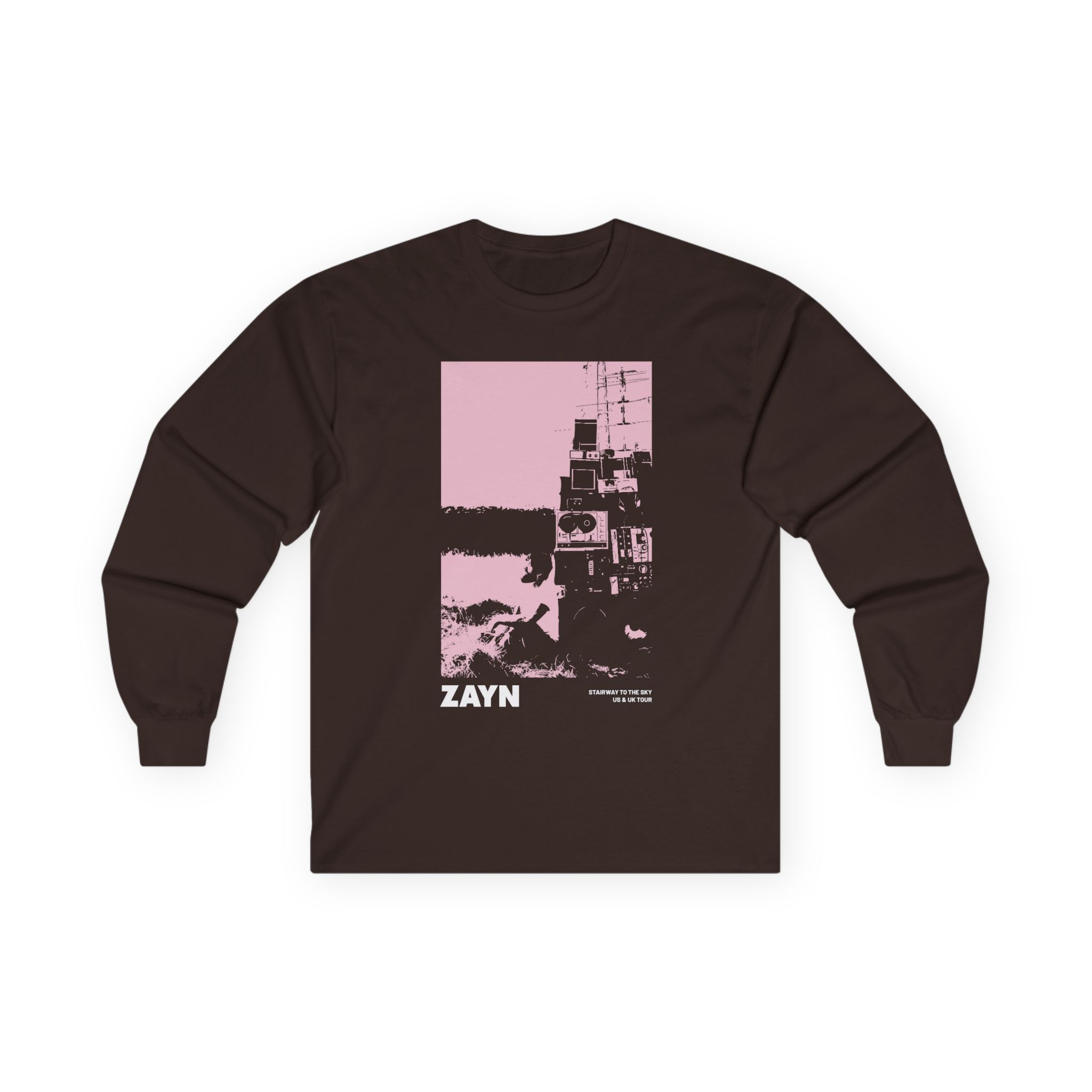 Zayn Malik Antenna Itin Faded Unisex Ultra Cotton Long Sleeve Tee