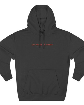 Like Moths to Flames the Dark Divine Tour Three-Panel Fleece Hoodie